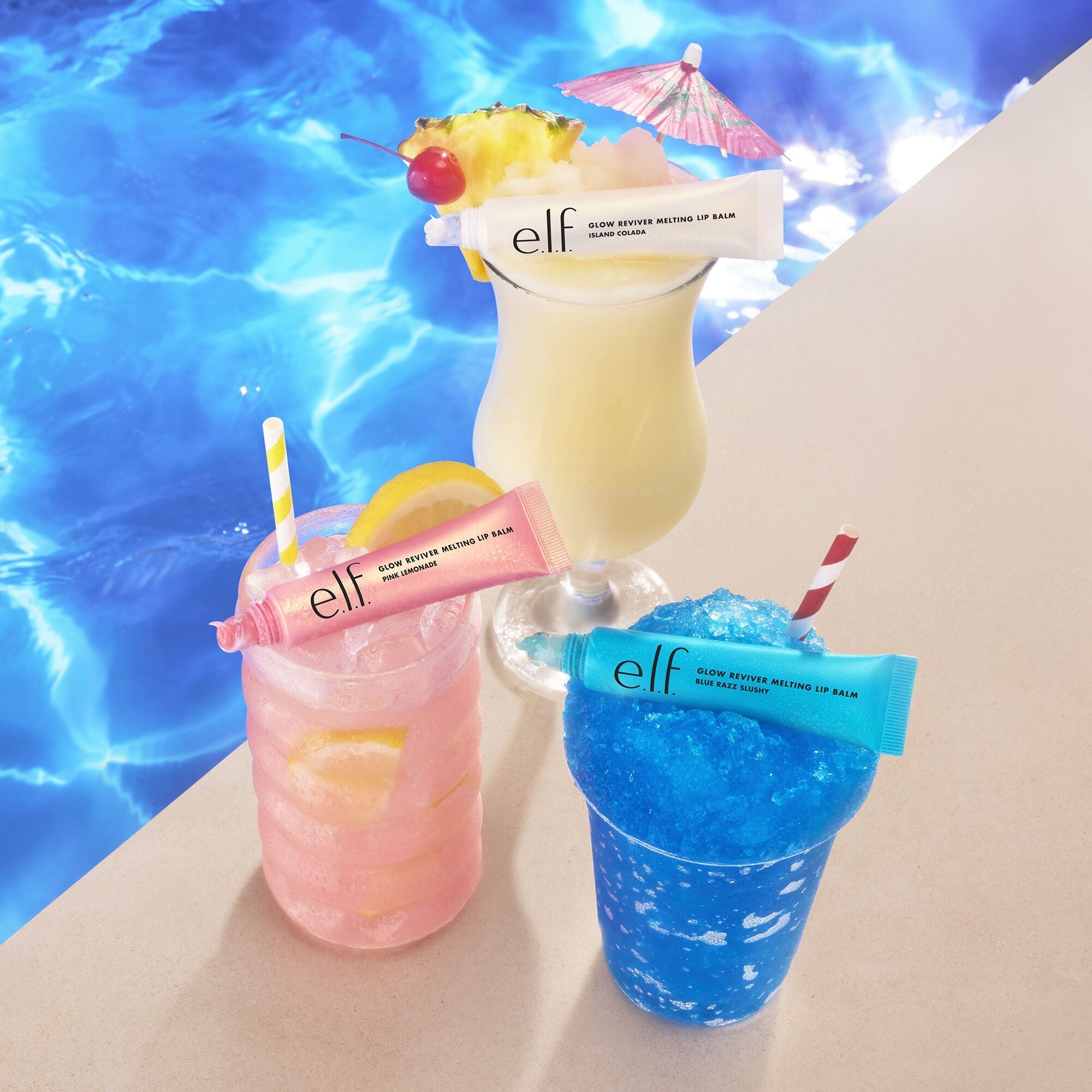 e.l.f. Glow Reviver Melting Lip Balm Collection