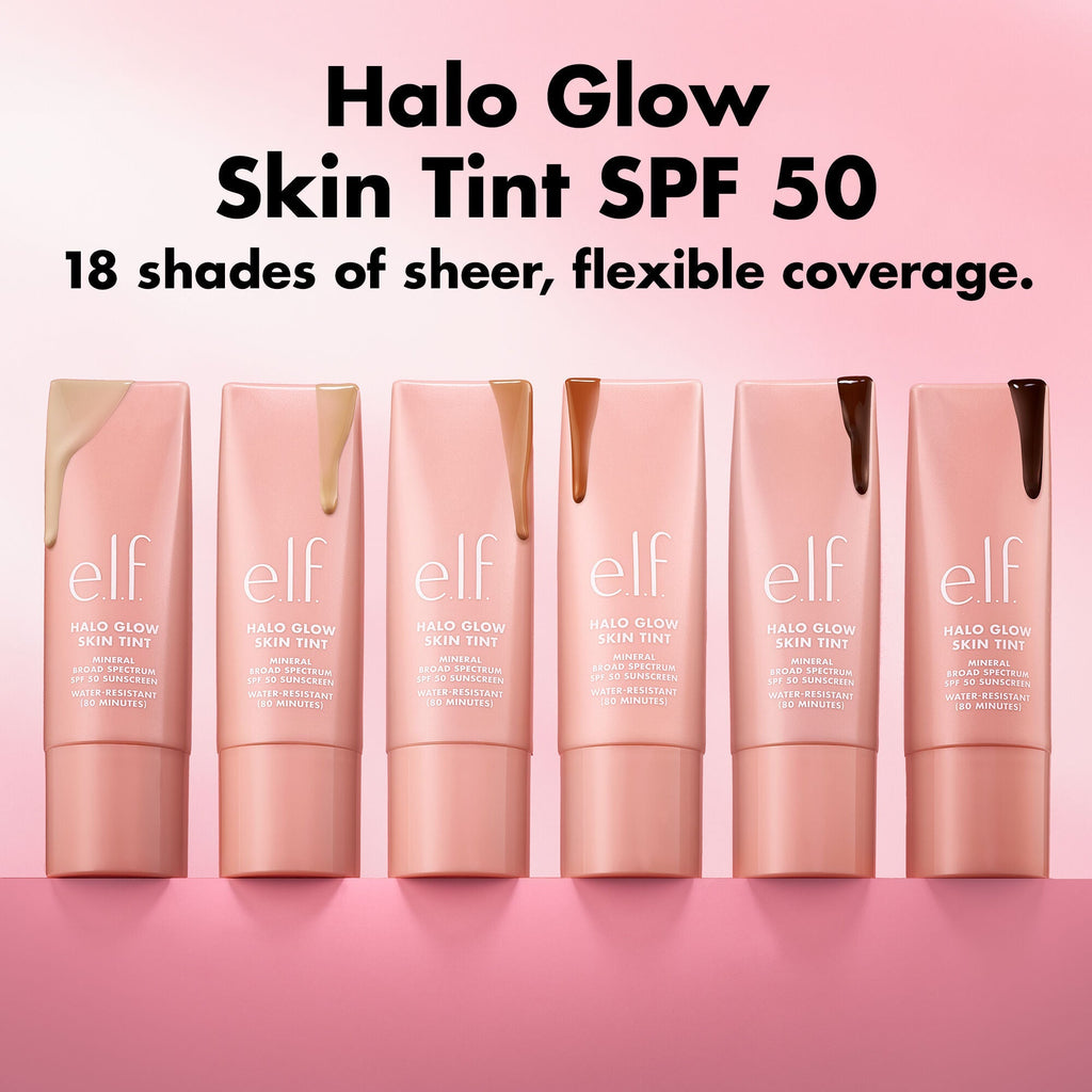 Halo Glow Skin Tint SPF 50 - 18 Shades with Sheer Flexible Coverage
