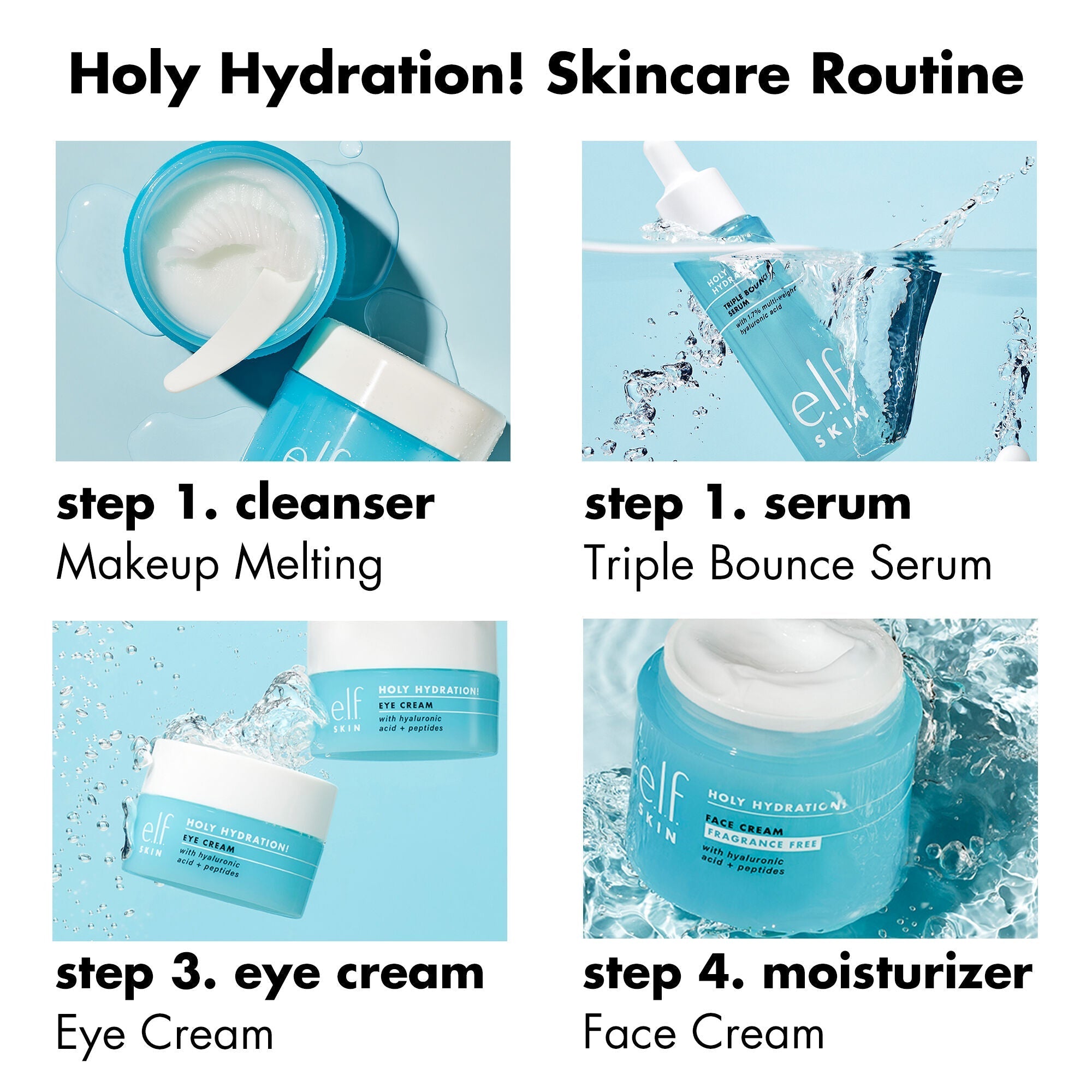Holy Hydration! 4 Step Mpisturizing Skincare Routine