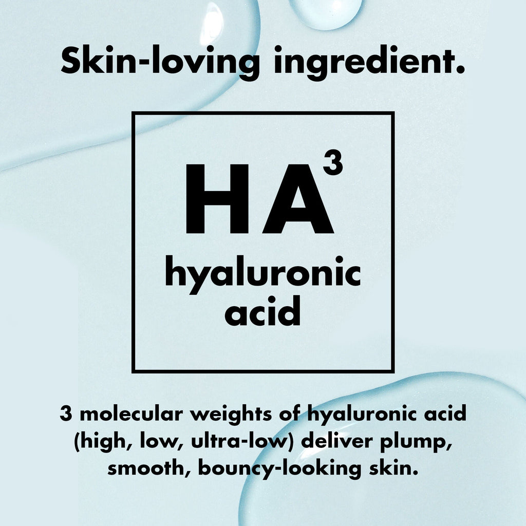 Triple Bounce Serum Ingredient: Hyaluronic Acid for plump, smooth, bouncy-looking skin
