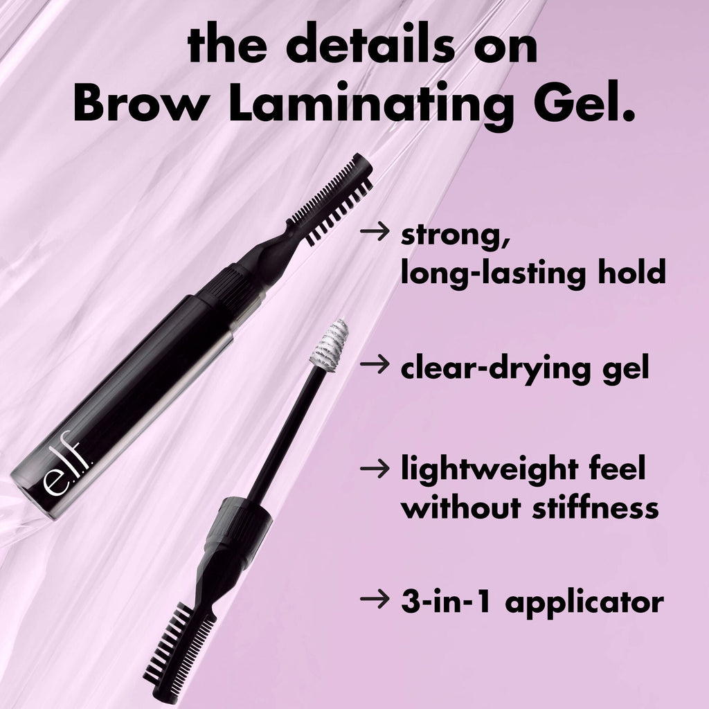The Details on Brow Laminating Gel: Dries Clear with Long Lasting Hold