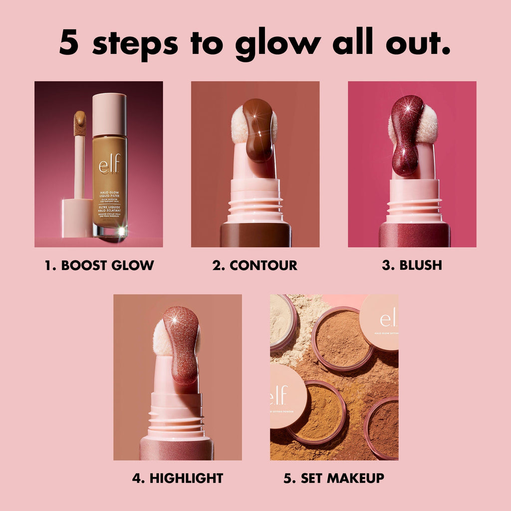 5 Steps to get that glowy look using Halo Glow Makeup Products