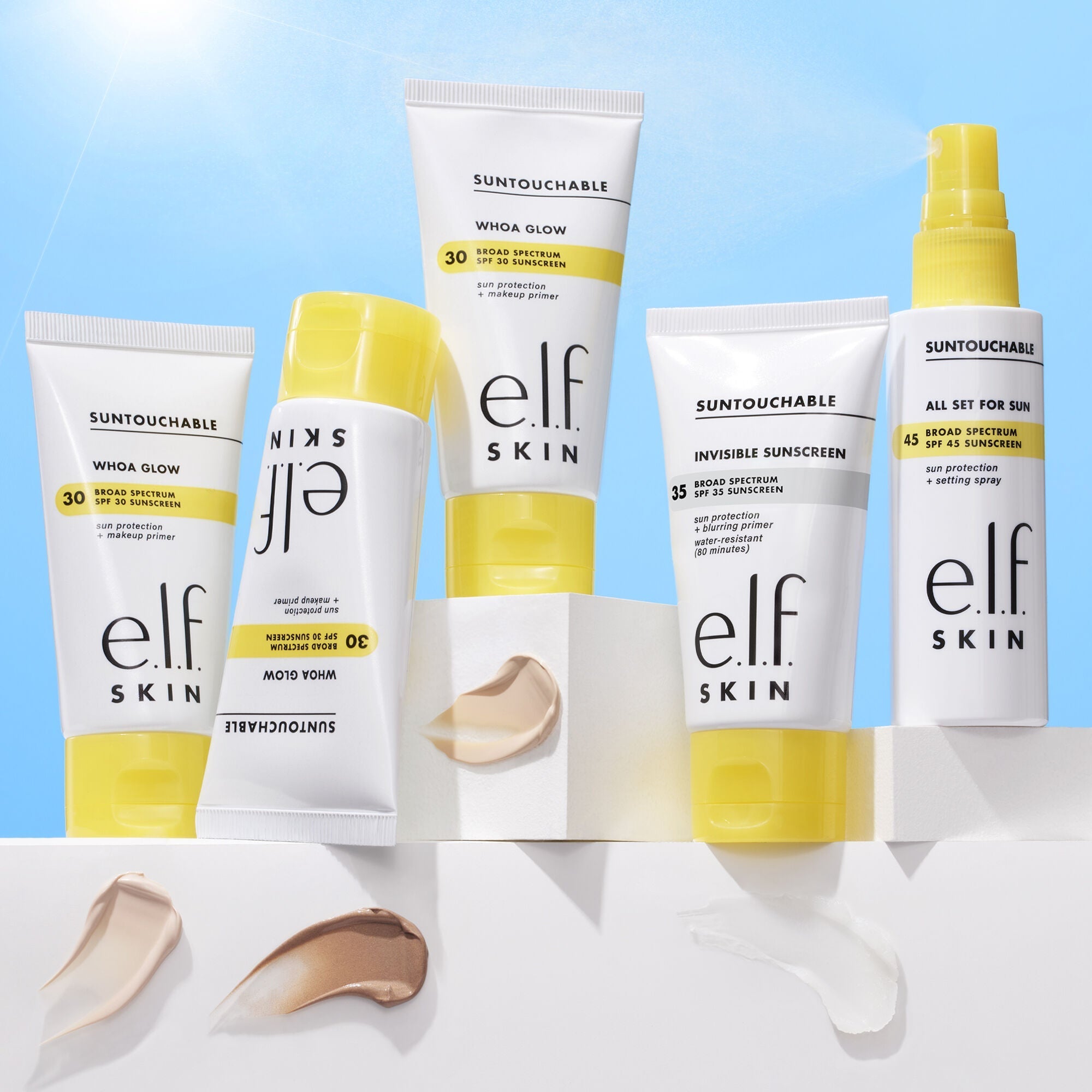 e.l.f. Suntouchable Sunscreen Collection