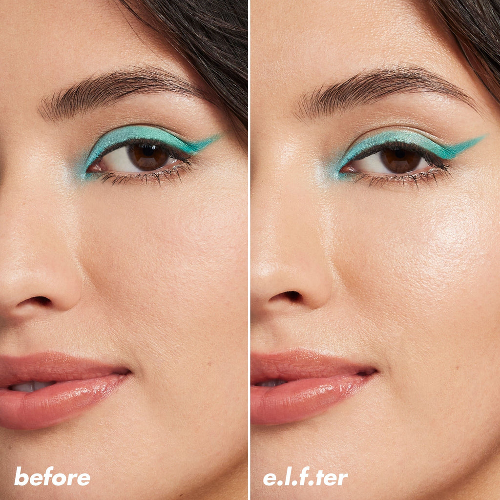 Before and After Using Dewy Setting Spray