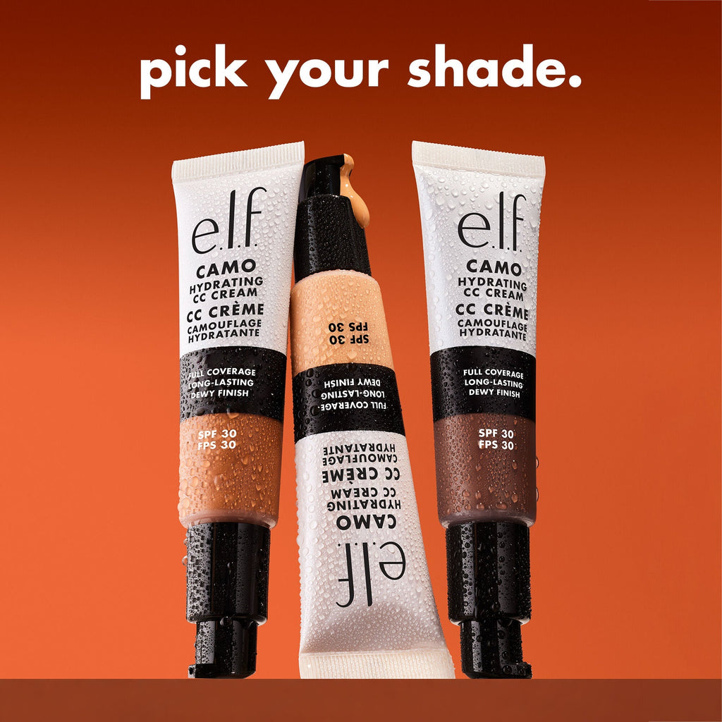 3 of the Shades of Hydrating Camo CC Cream Collection