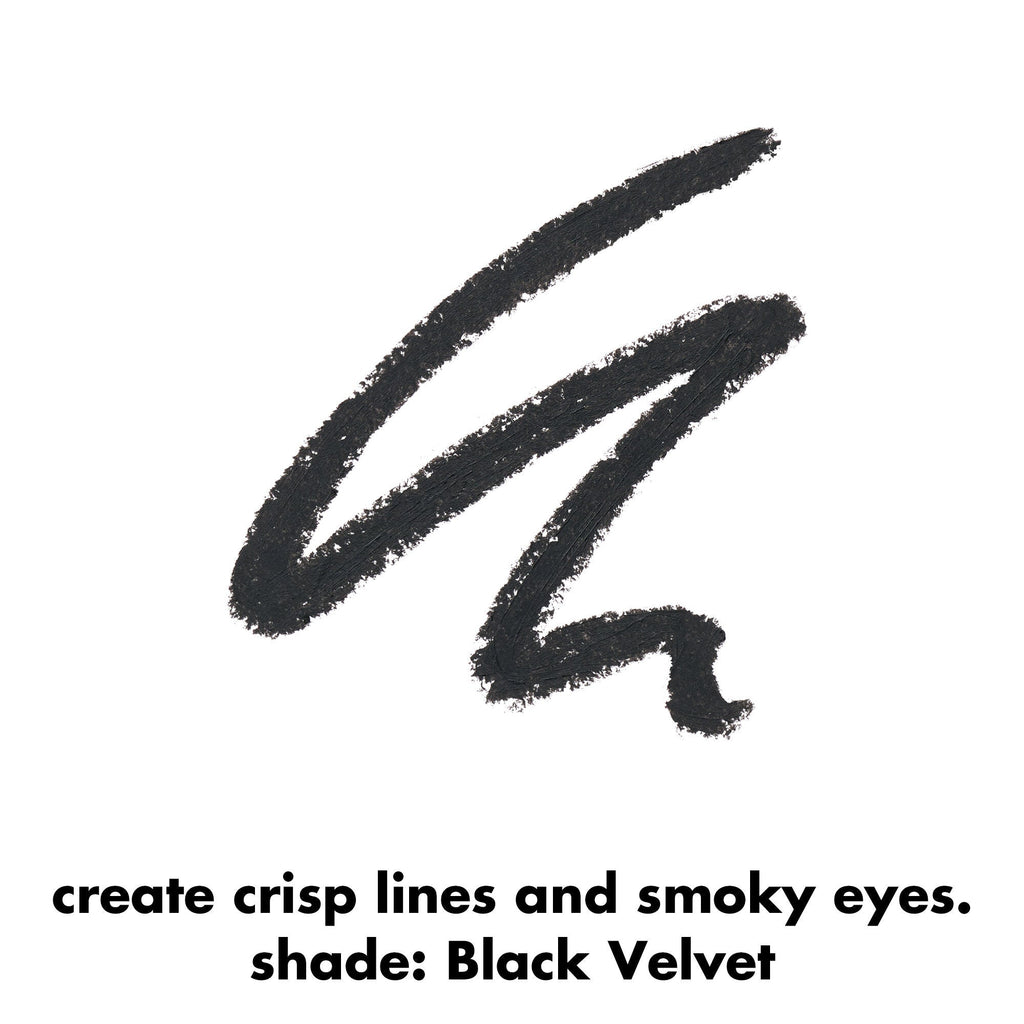 Black Eyeliner Pencil Swatch