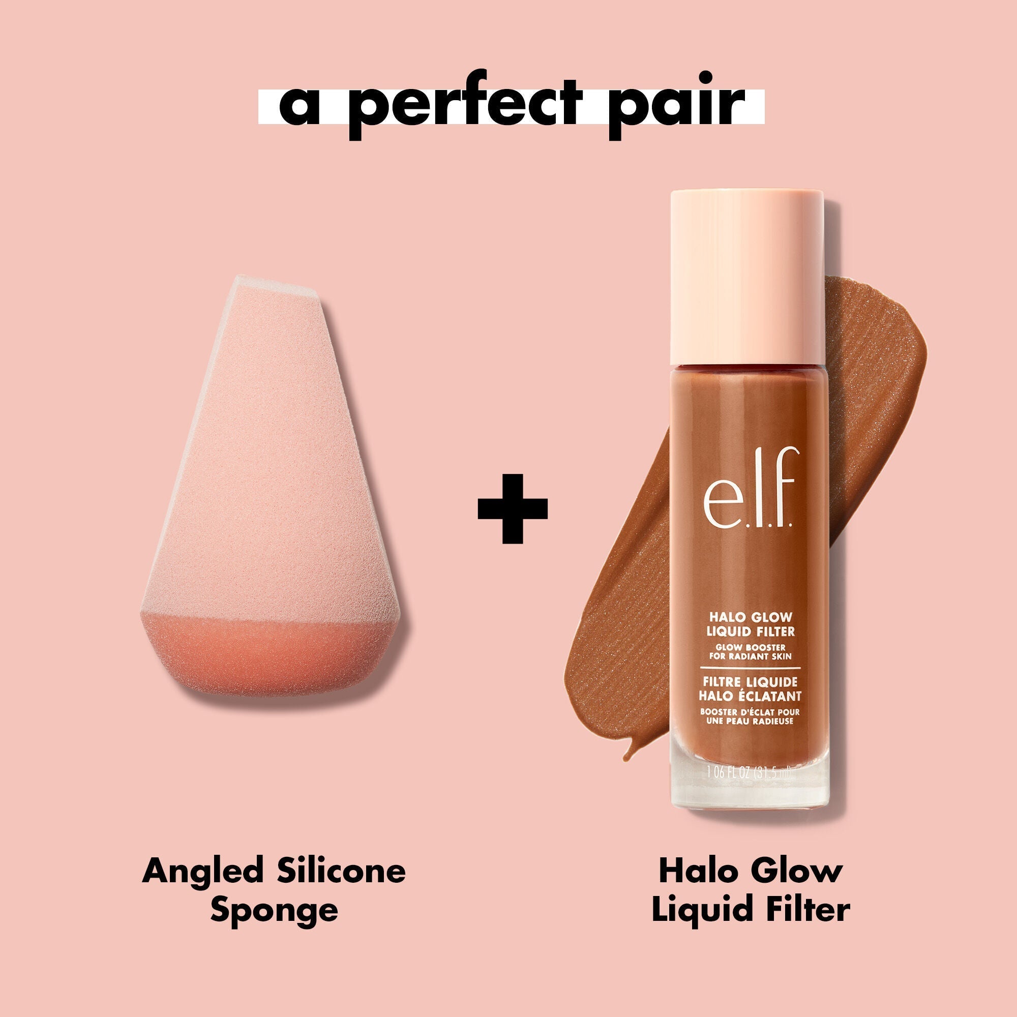 Halo Glow Angled Silicone Face Sponge