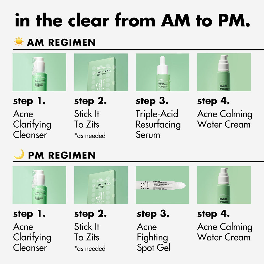 AM and PM Blemish Skincare Routine for Acne Prone Skin