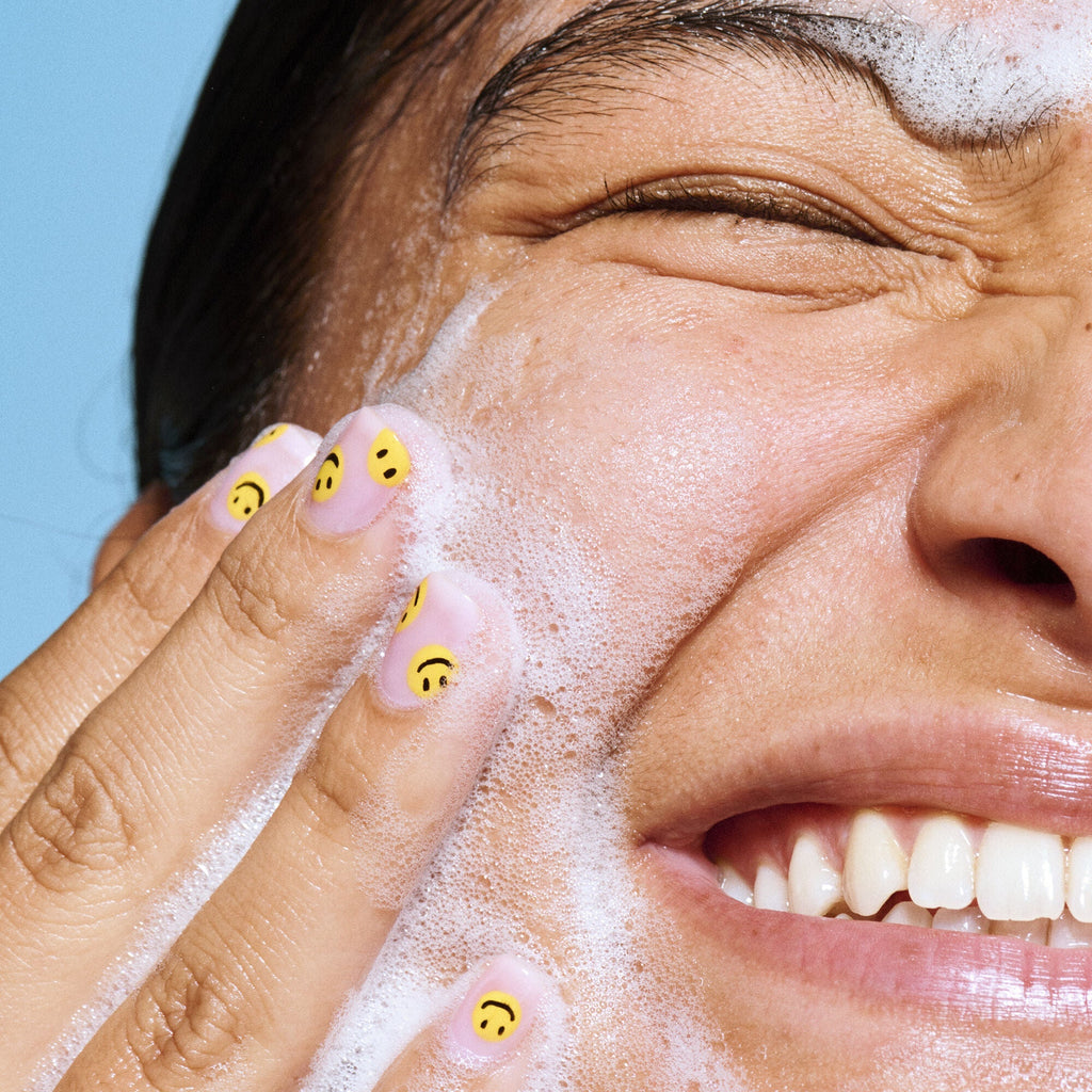 Apply Clean Freak Daily Cleanser on Your Face