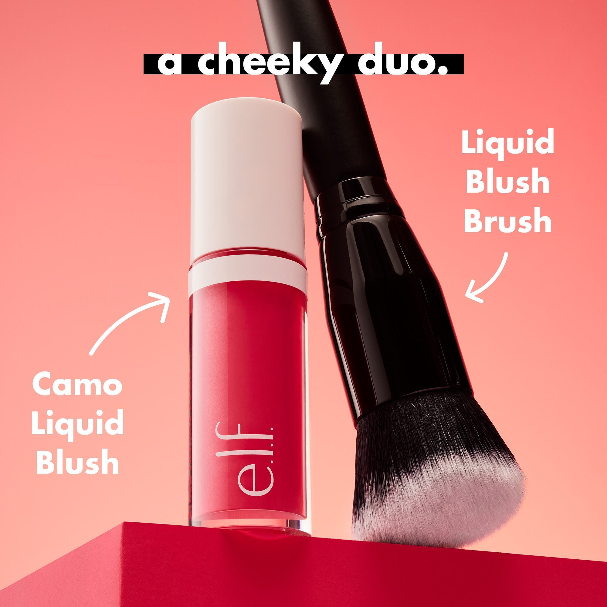 Camo Liquid Blush and Blush Brush Set