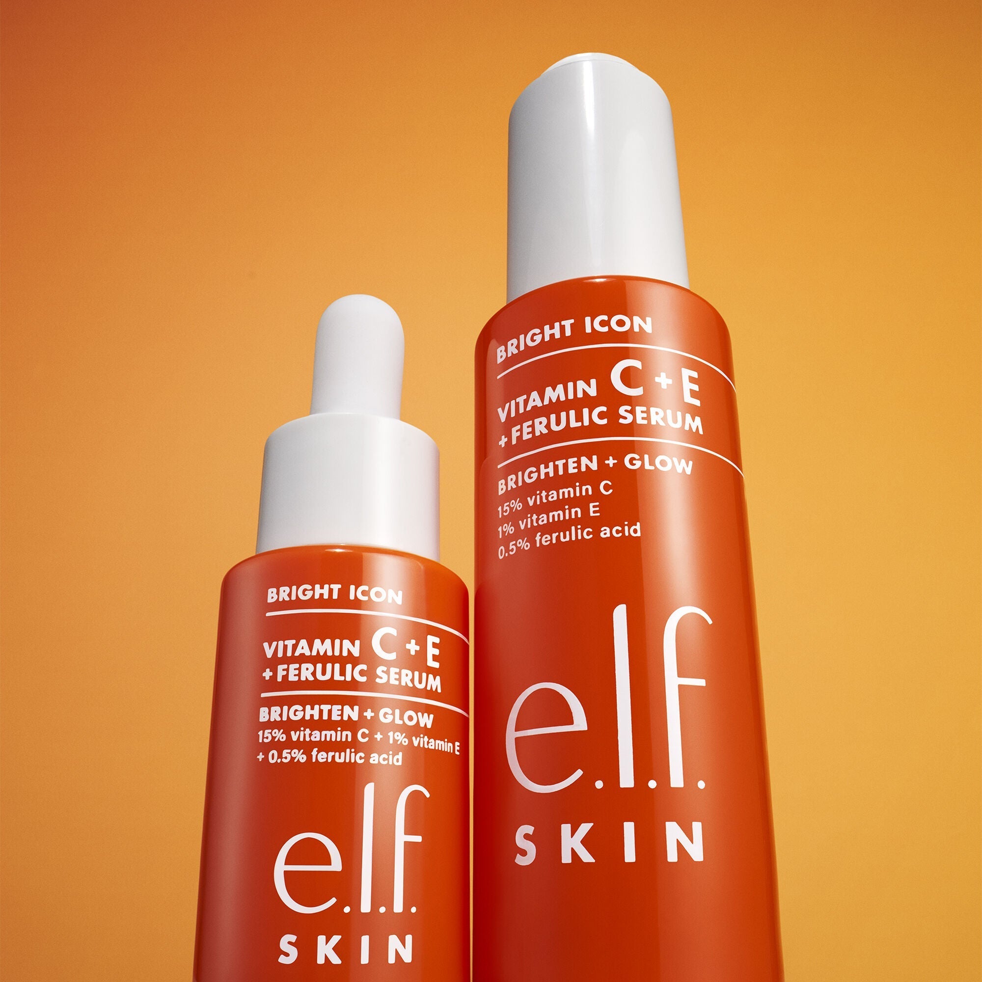 Vitamin C Face Serum with Vitamin E and Ferulic Acid, Full Size and Travel Size