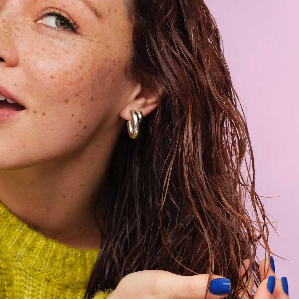 Hair after applying 3-in-Wonder Magic Styling Cream
