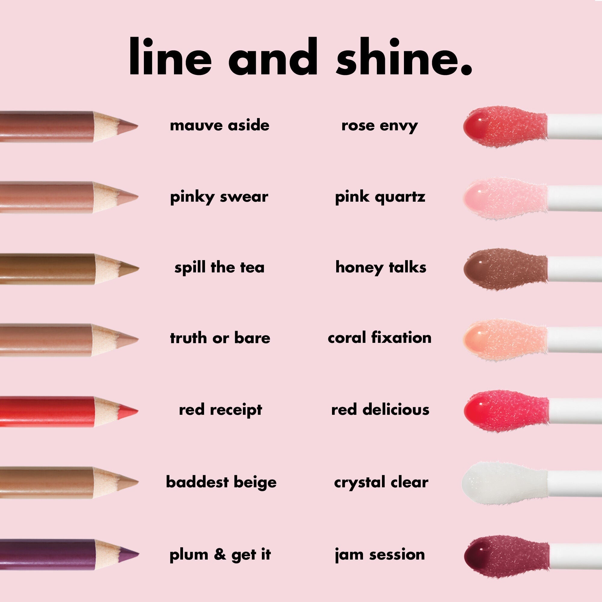 Pair Cream Glide Lip Liner with Complimentary Shade of Glow Reviver Lip Oil