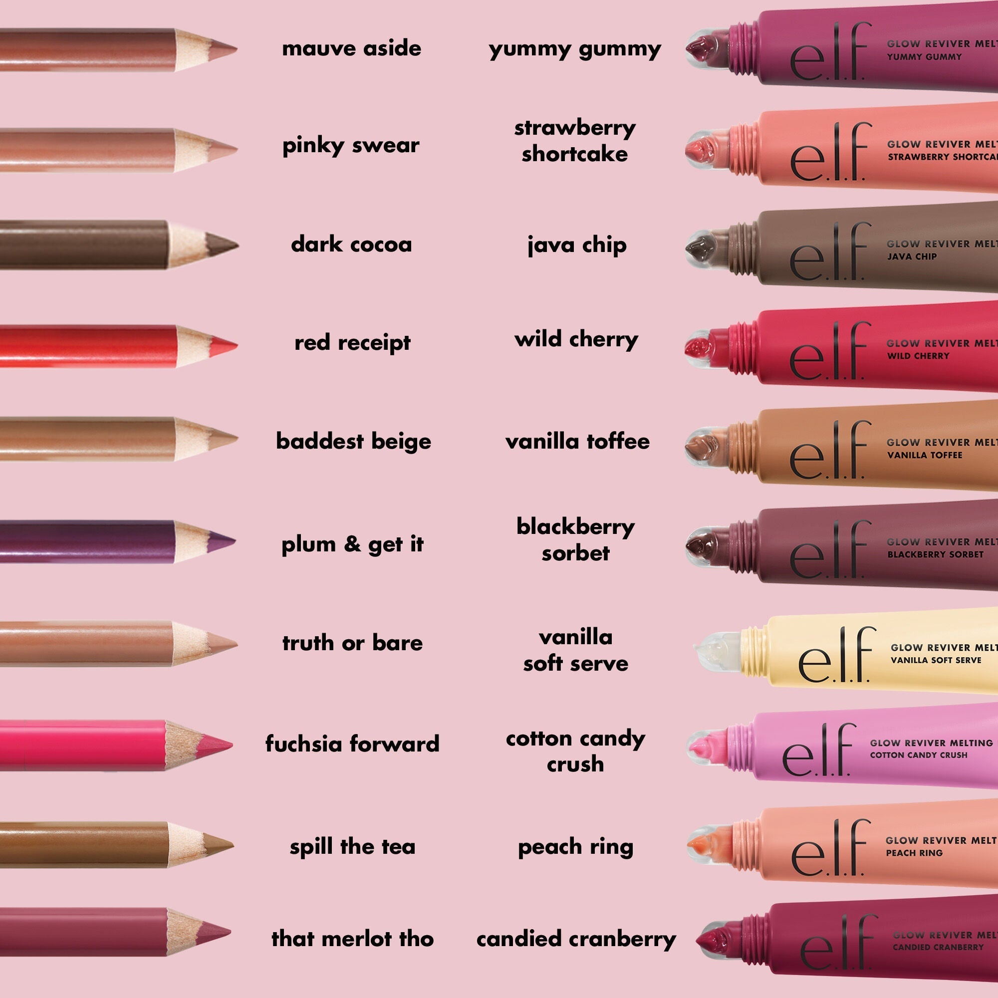 Pair Cream Glide Lip Liner with Complimentary Shade of Glow Reviver Lip Balm