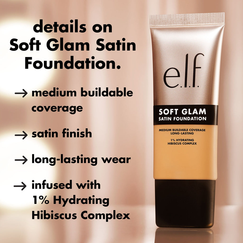 The Details on Soft Glam Satin Foundation