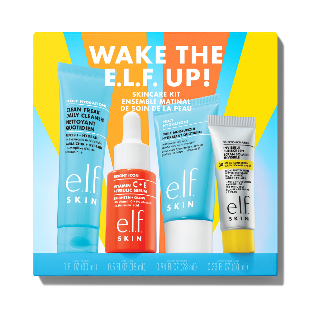 Wake the e.l.f. Up Skincare Kit