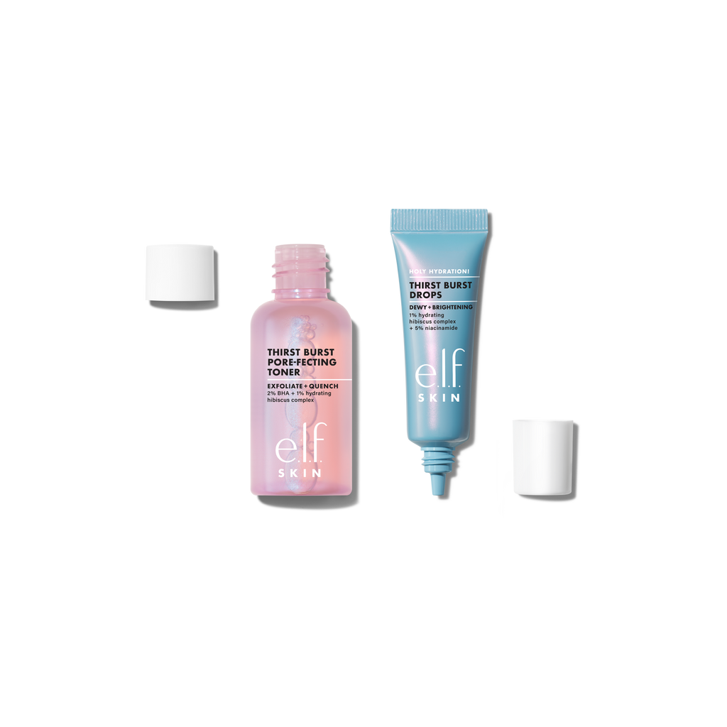 Pair Pore-fecting Toner with Thirst Burst Hydrating Gel Serum