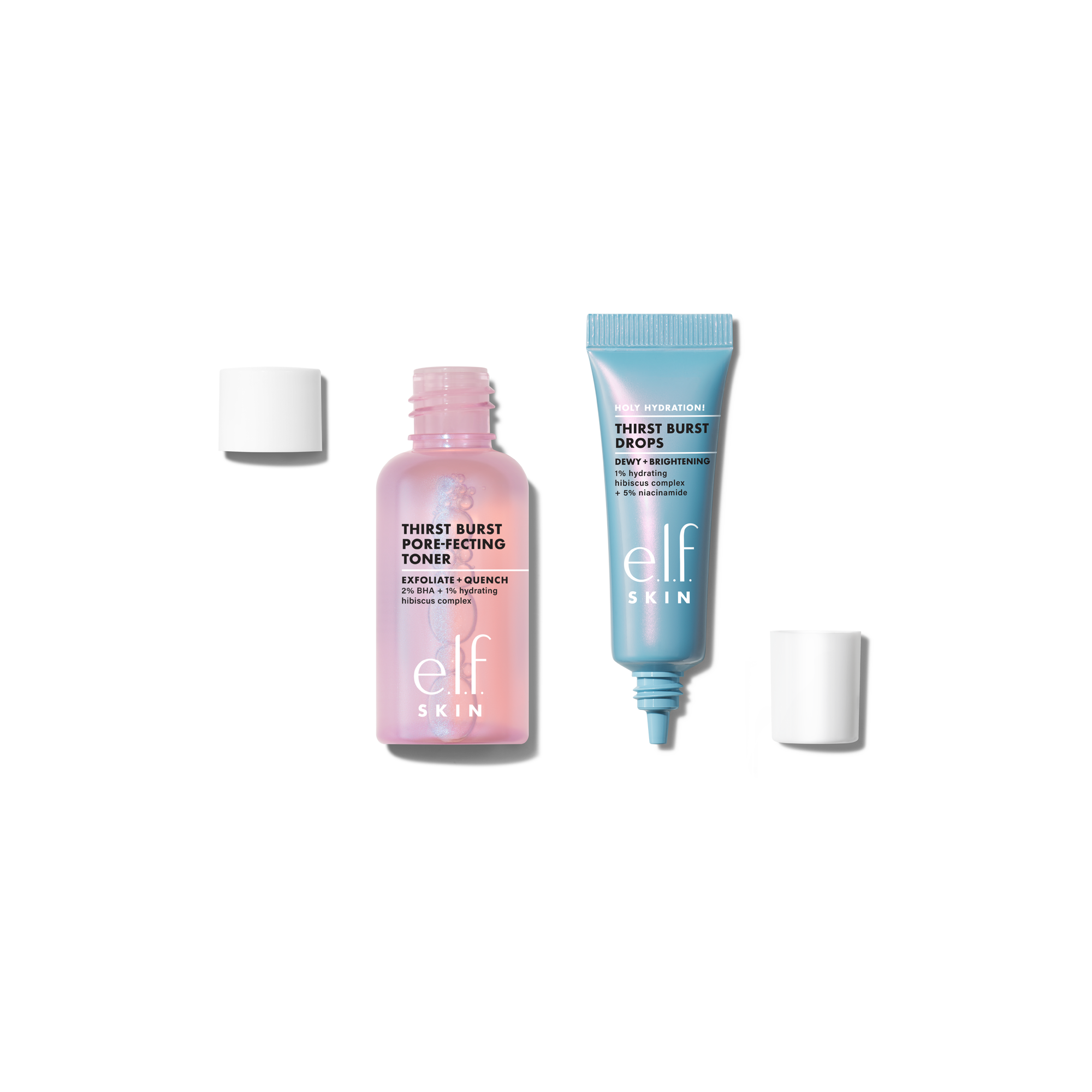 Pair Pore-fecting Toner with Thirst Burst Hydrating Gel Serum