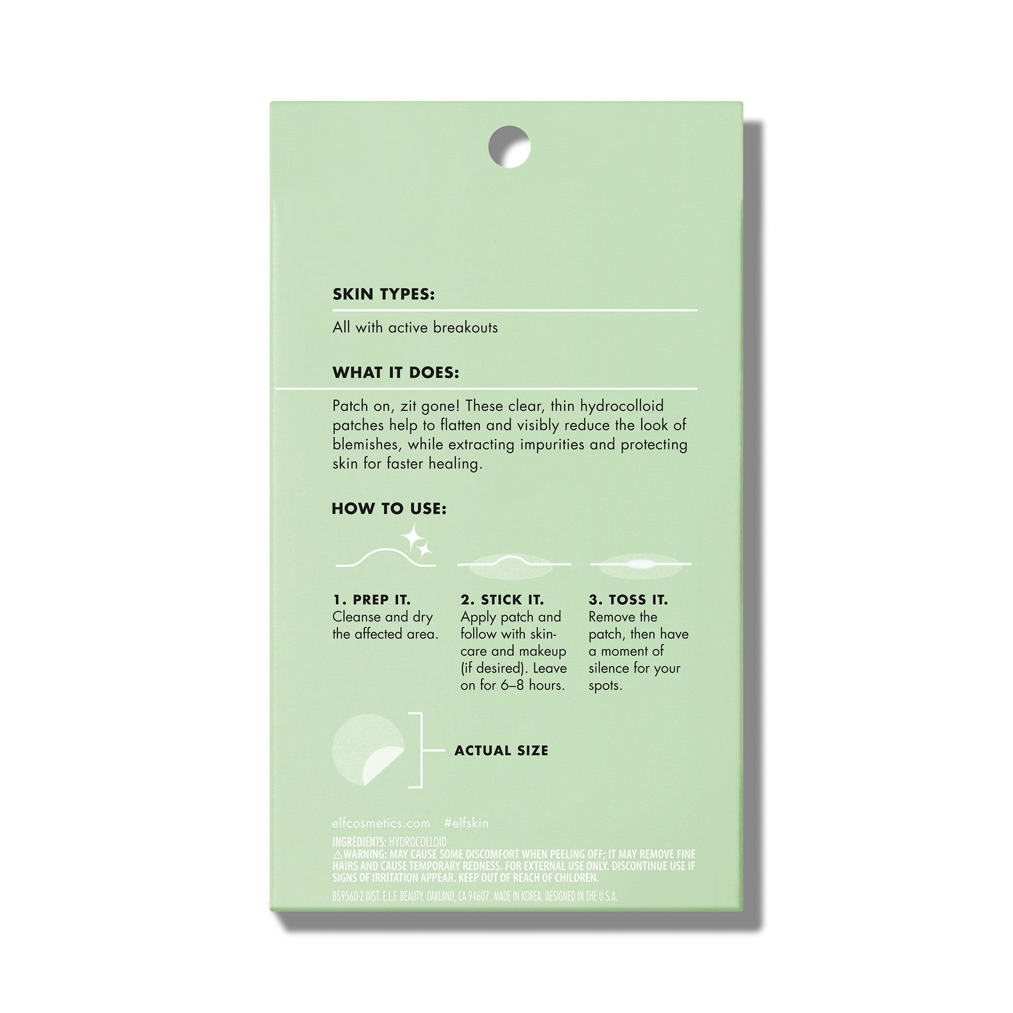 e.l.f. Invisible Acne Patches Pimple Patches