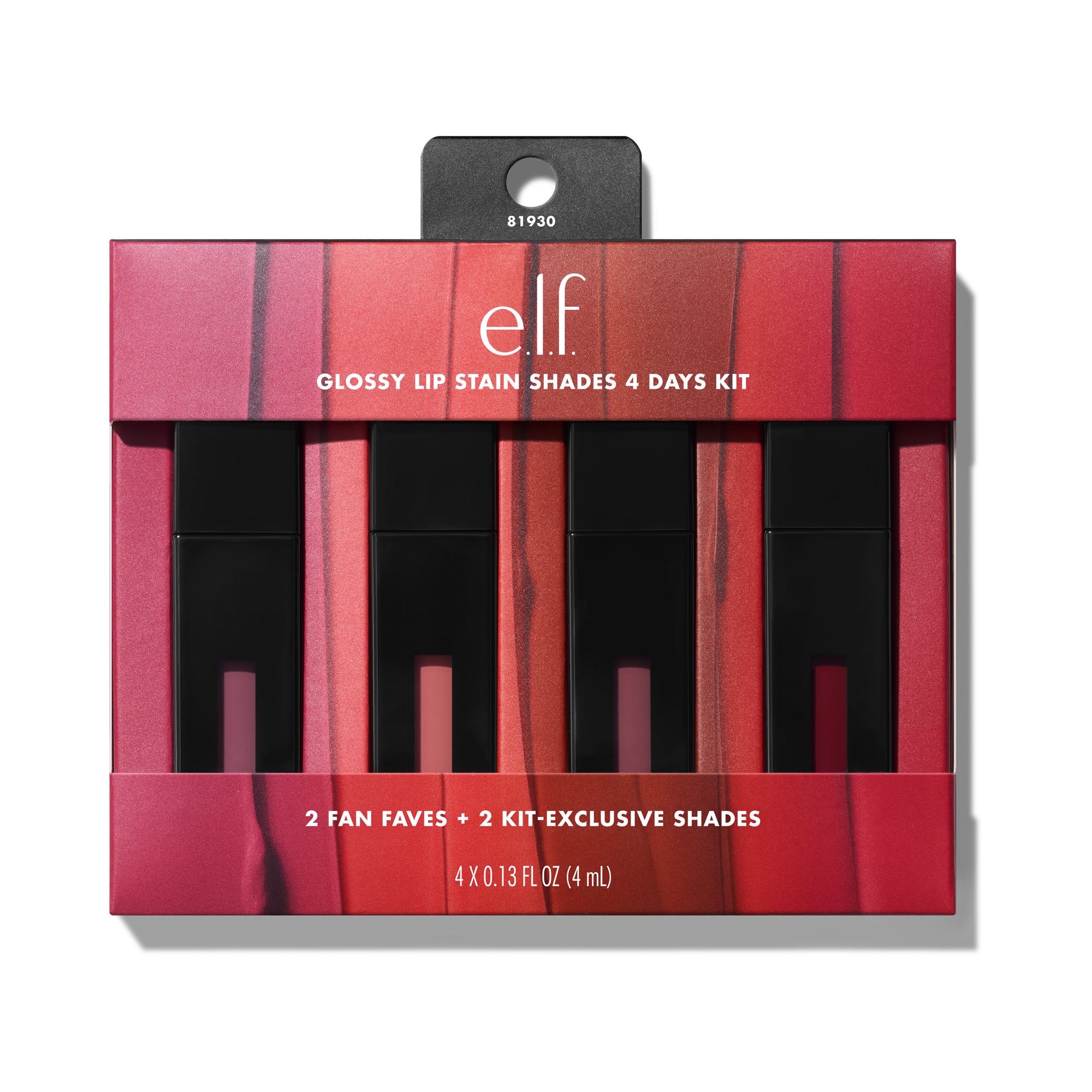 e.l.f. Glossy Lip Stain 4 Days Lip Kit