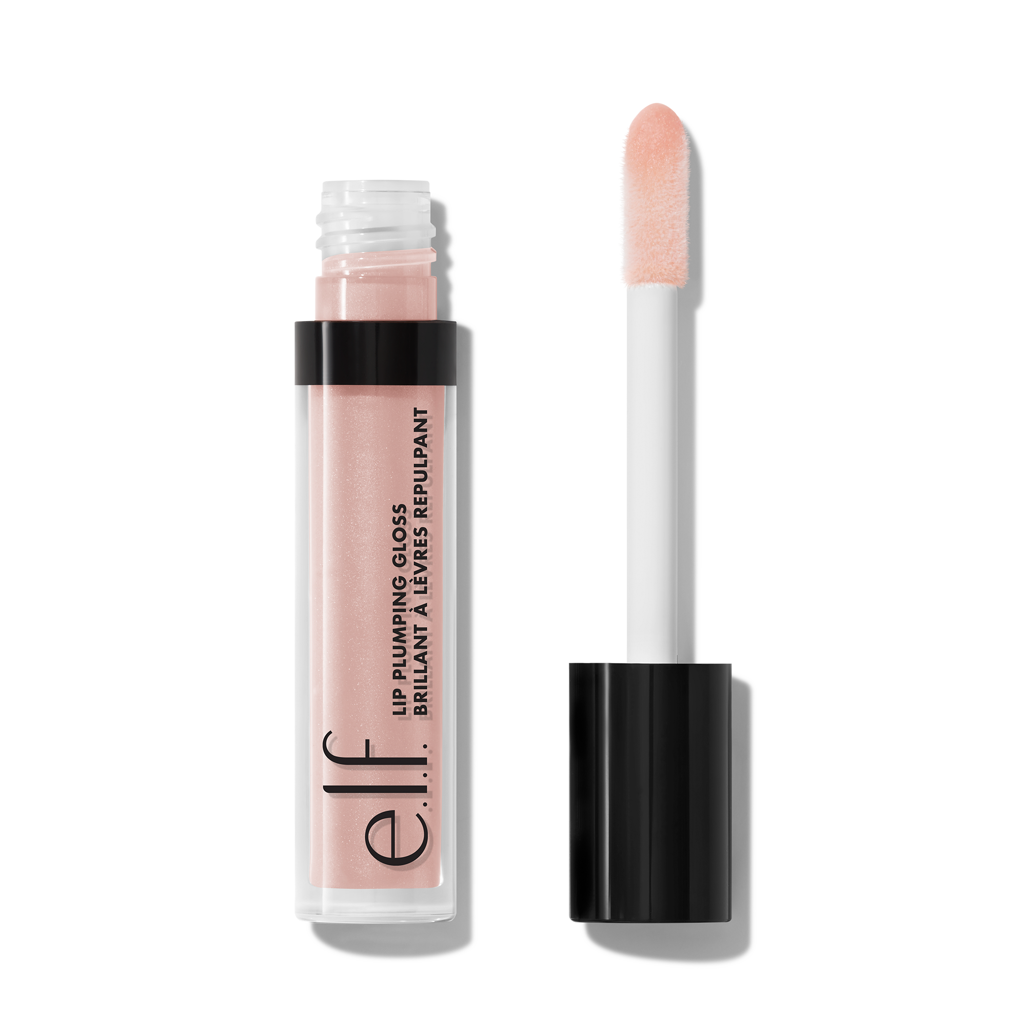 Pink Cosmo Lip Plumping Gloss - Pale Beige Pink Shimmer