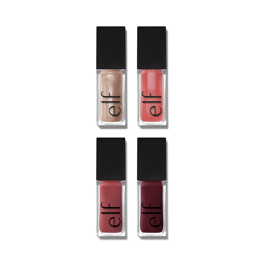 Glow Reviver Quad Goals Lip Oil Kit Collection of Shades