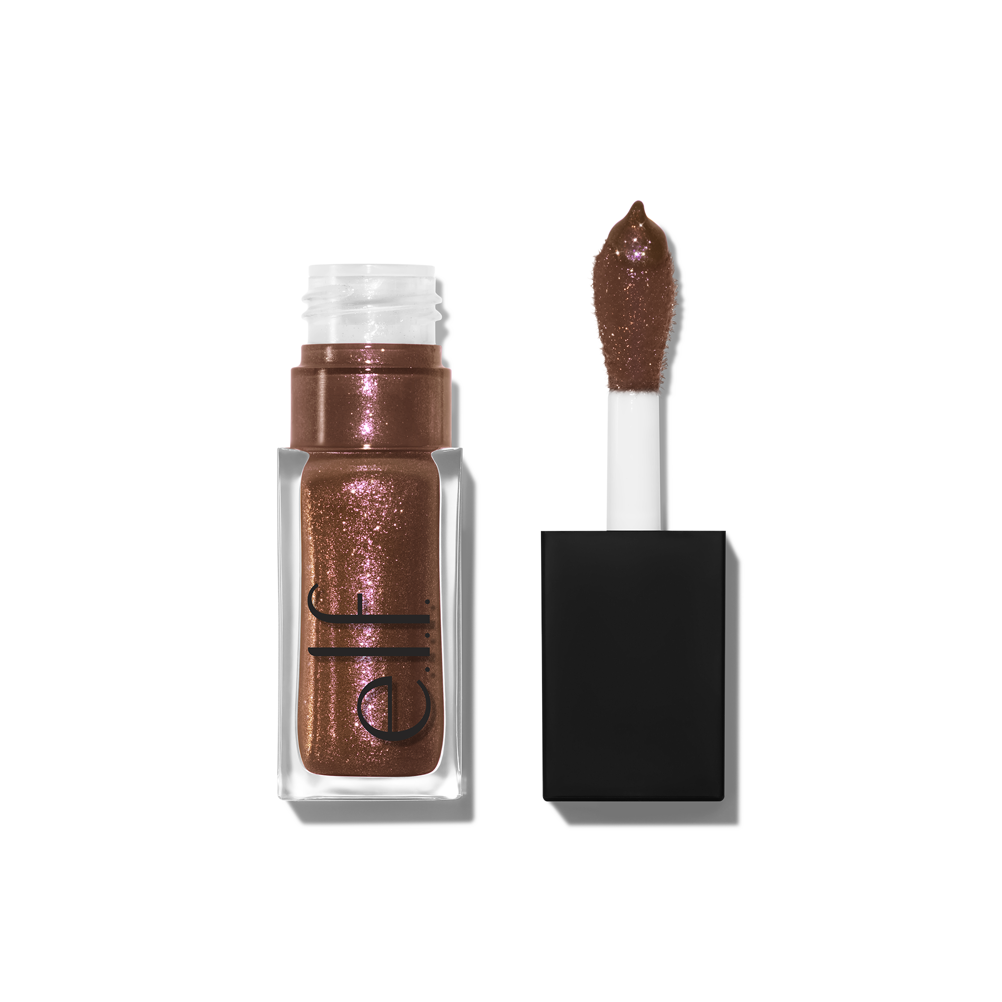 e.l.f. Chocoluxe Rich Brown Glow Reviver Lip Oil Glimmer