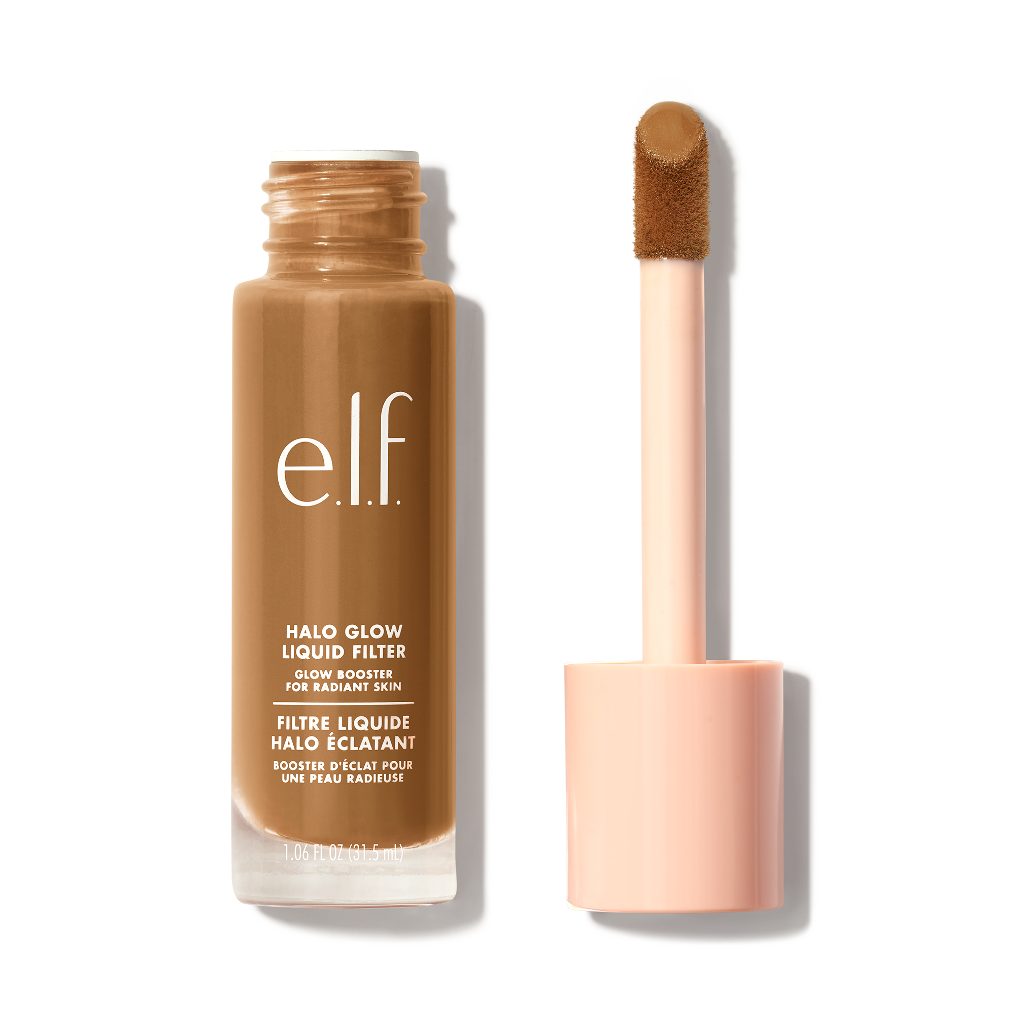 Halo Glow Liquid Filter Glow Booster- 5.5 Medium Tan