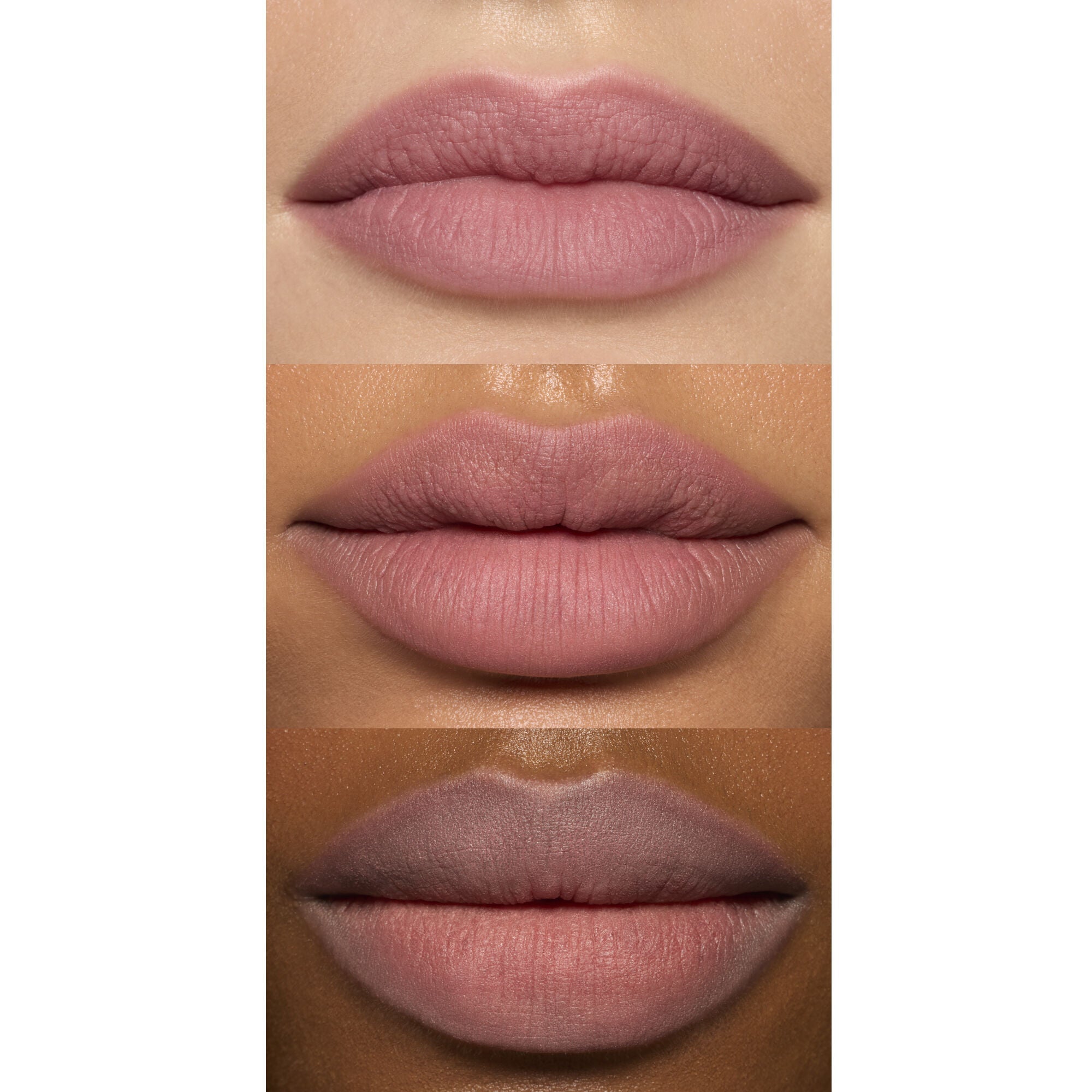 So Blurreal Lip & Cheek Whip - Rose Souffle, Pink Beige on Different Skin Tones