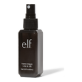 Black spray bottle labeled 'e.l.f.' on a white background