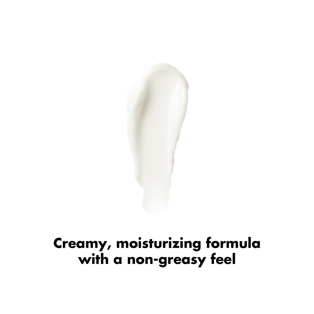 Creamy, moisturizing formula with a non-greasy feel