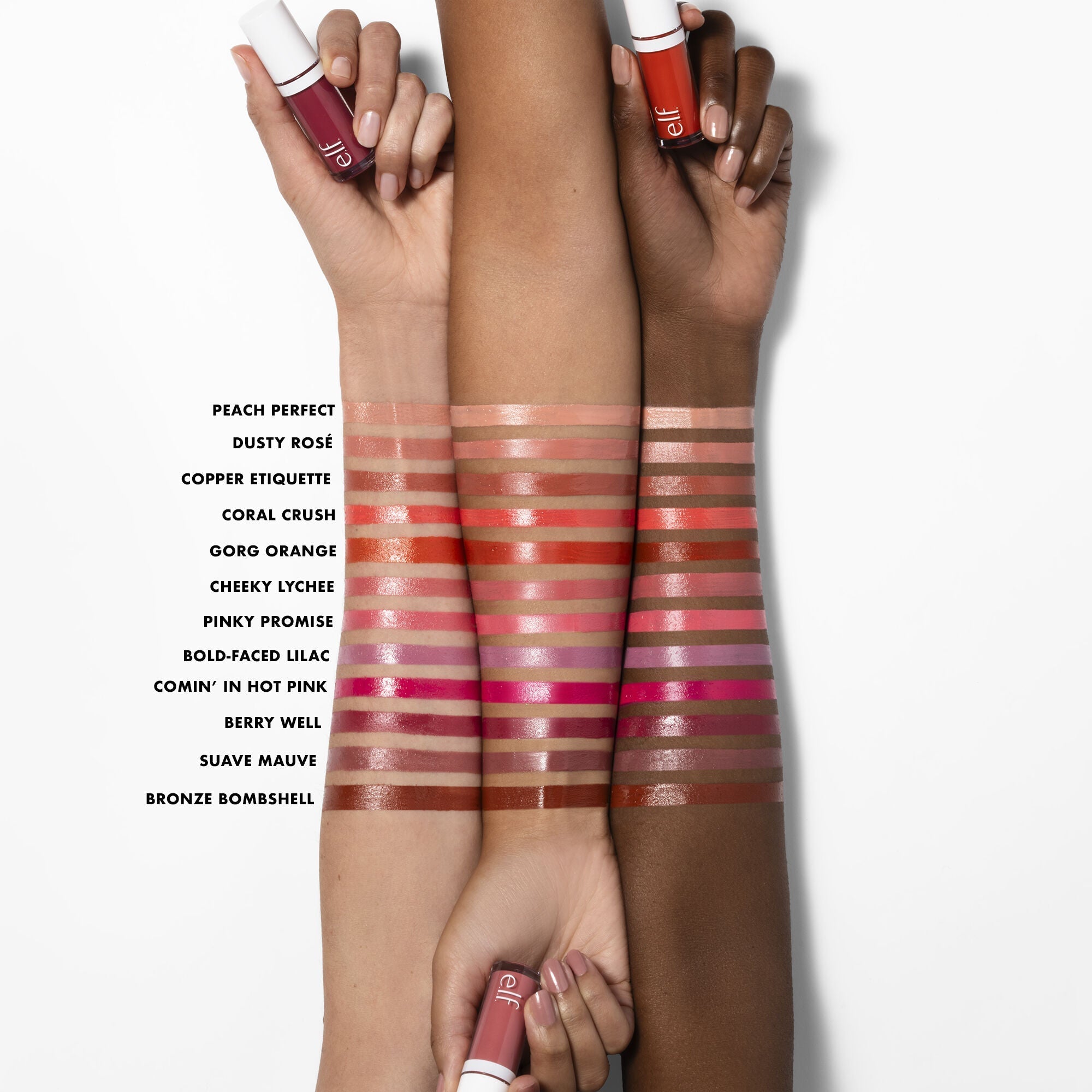 Camo Liquid Blush Arm Swatches
