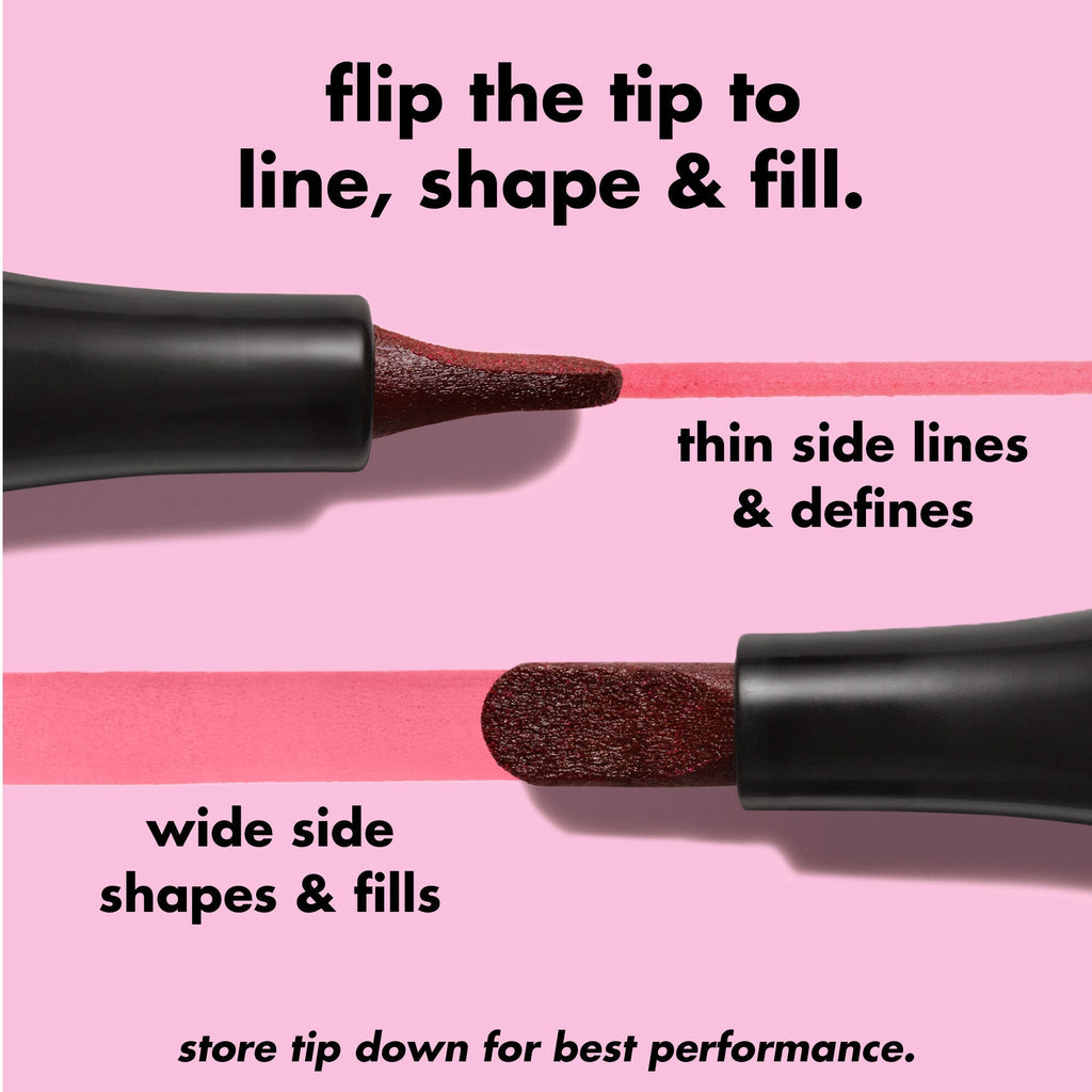 How To Use the Lip Stain Marker Tip to Define, Shape and Fill Your Lips