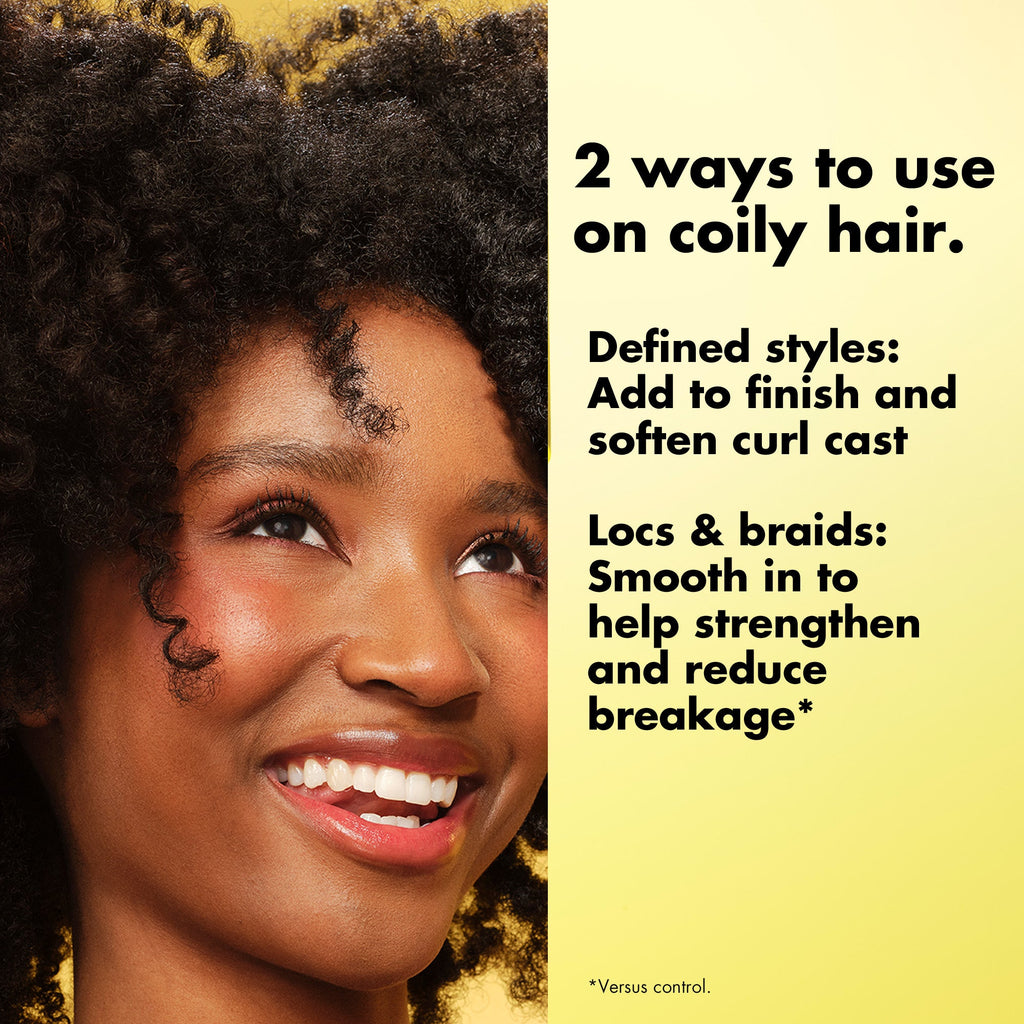 2 Ways to Use Gloss Mode Hair Treatment on Coily Hair