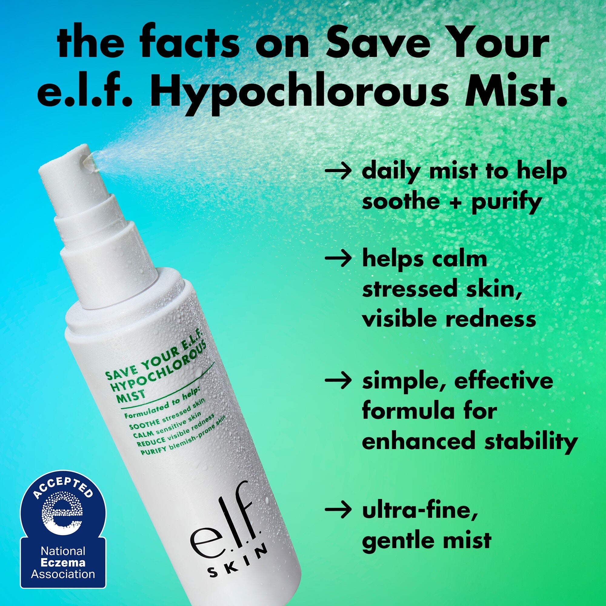 The Facts about e.l.f. Hypochlorous Mist