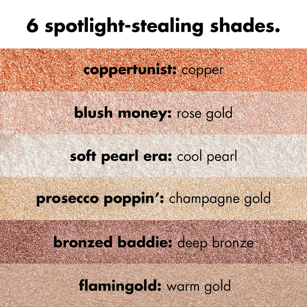 Warm Gold Halo Glow Silky Highlighter Powder
