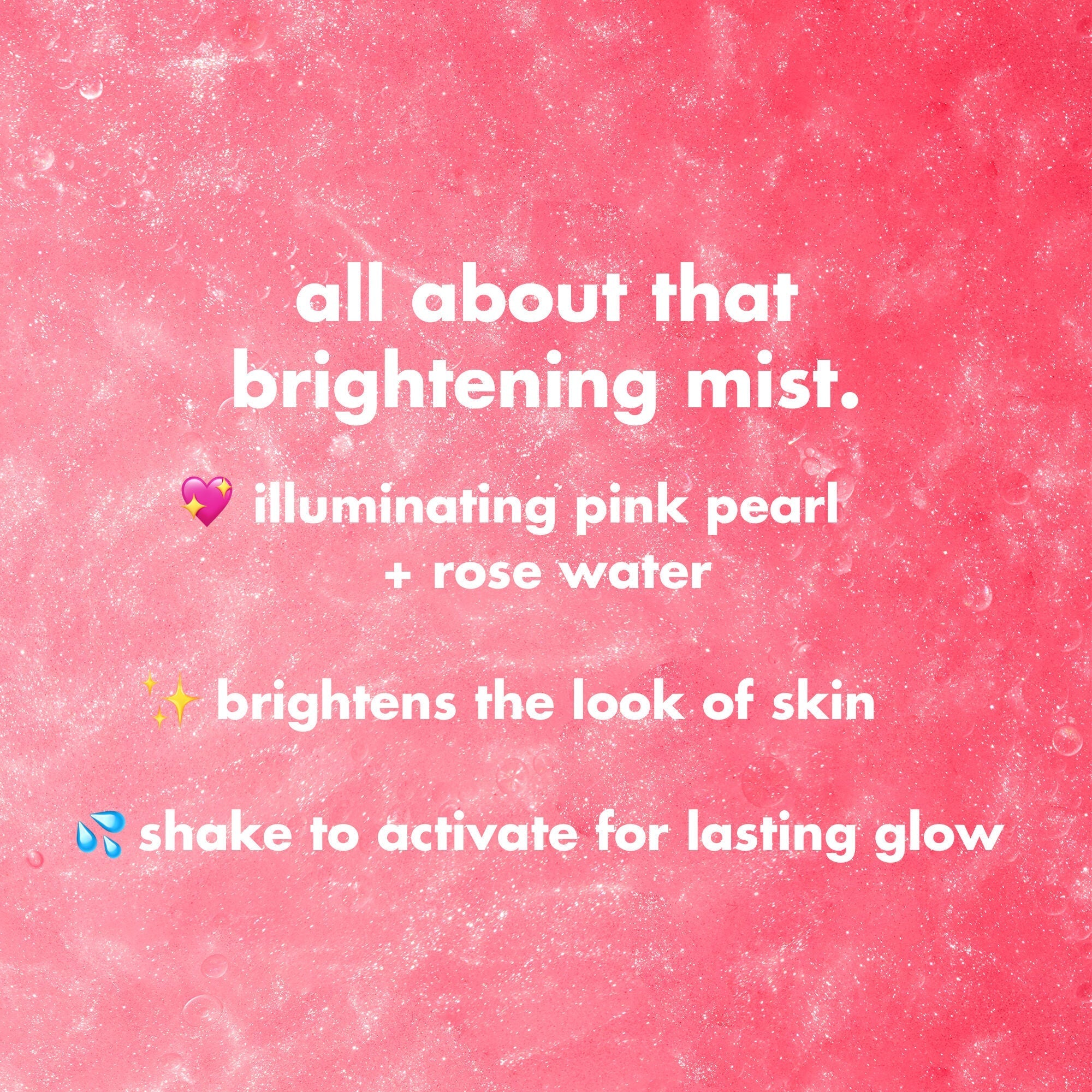 All About Power Grip Rosé Setting Spray - Brightening Mist