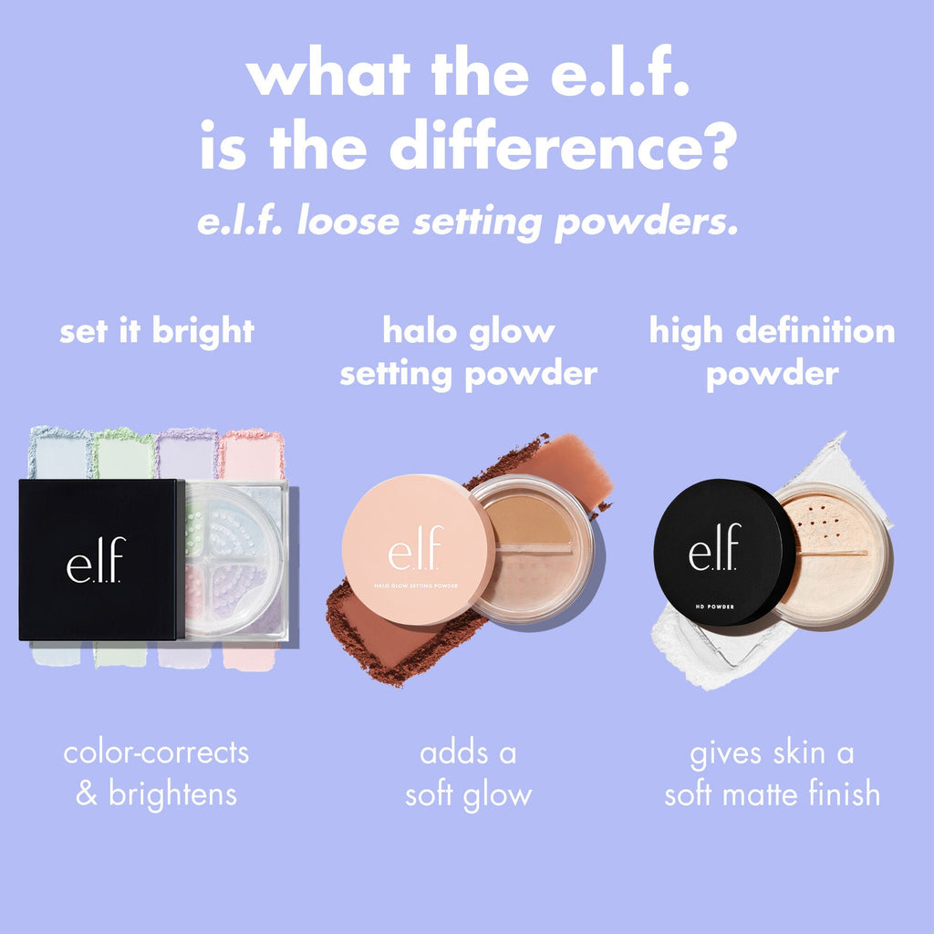 Comparison of the Different e.l.f. Loose Setting Powders