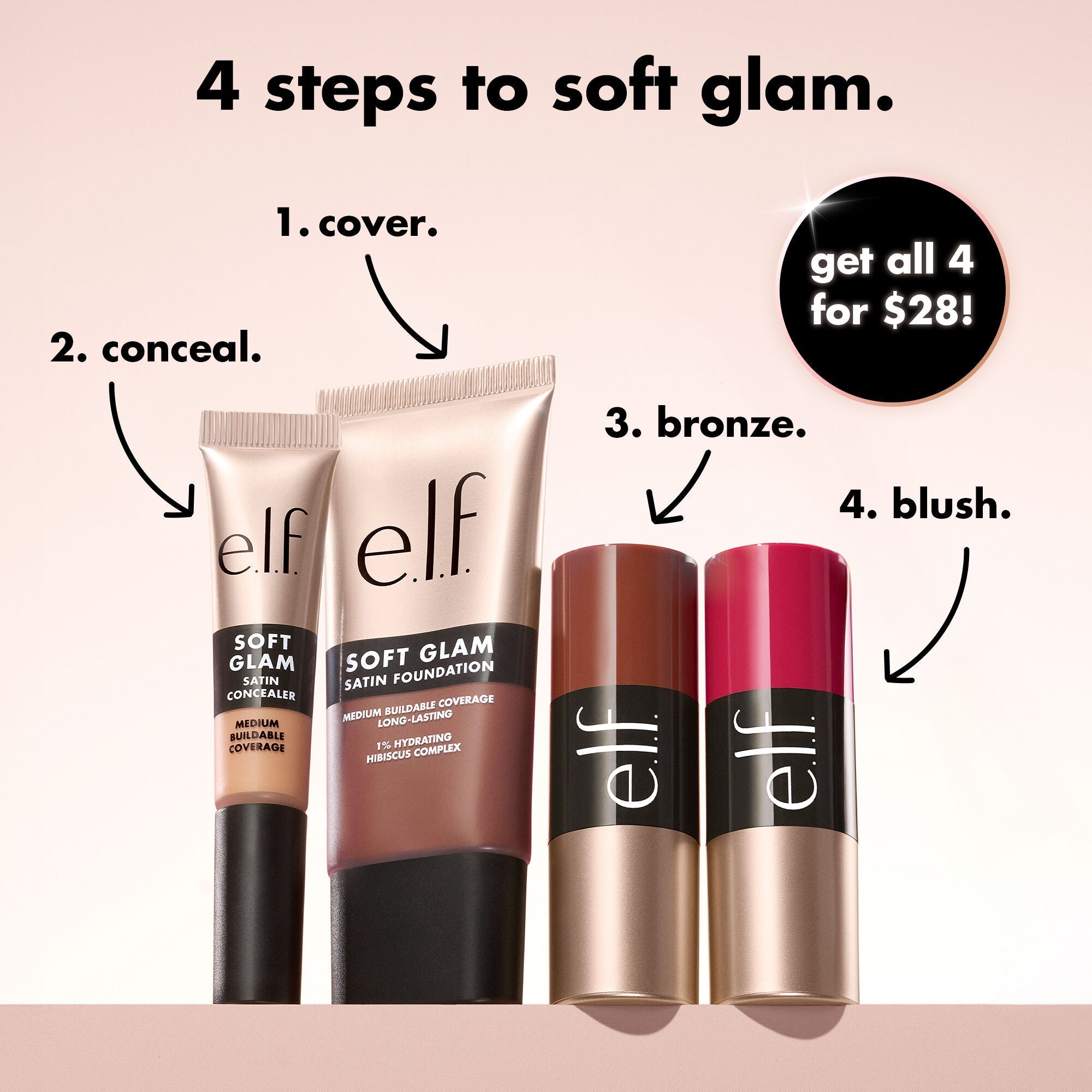 4 Products to a Soft Glam Makeup Look