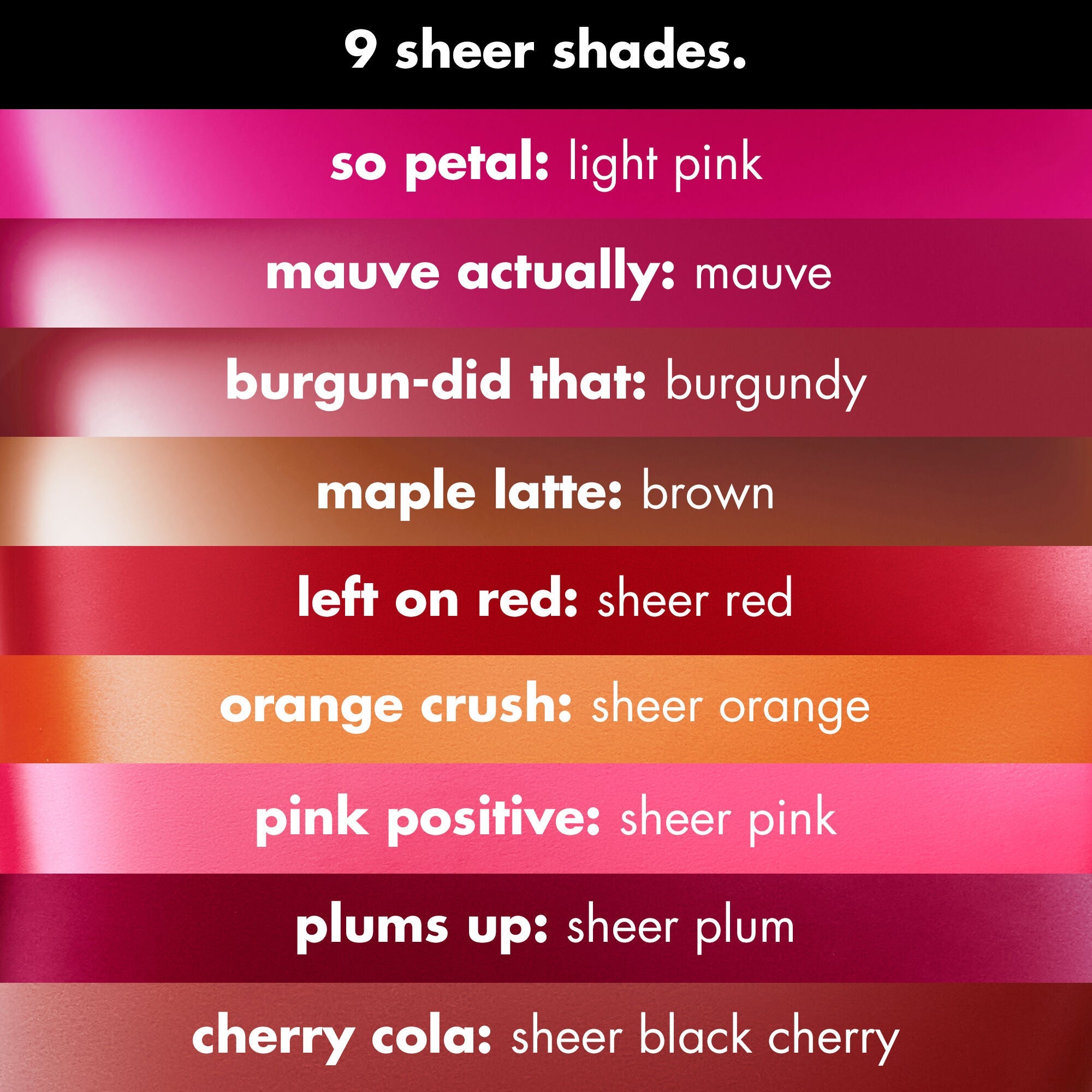 Sheer For It Blush and Lip Tint Has 9 Sheer Shades to Choose From