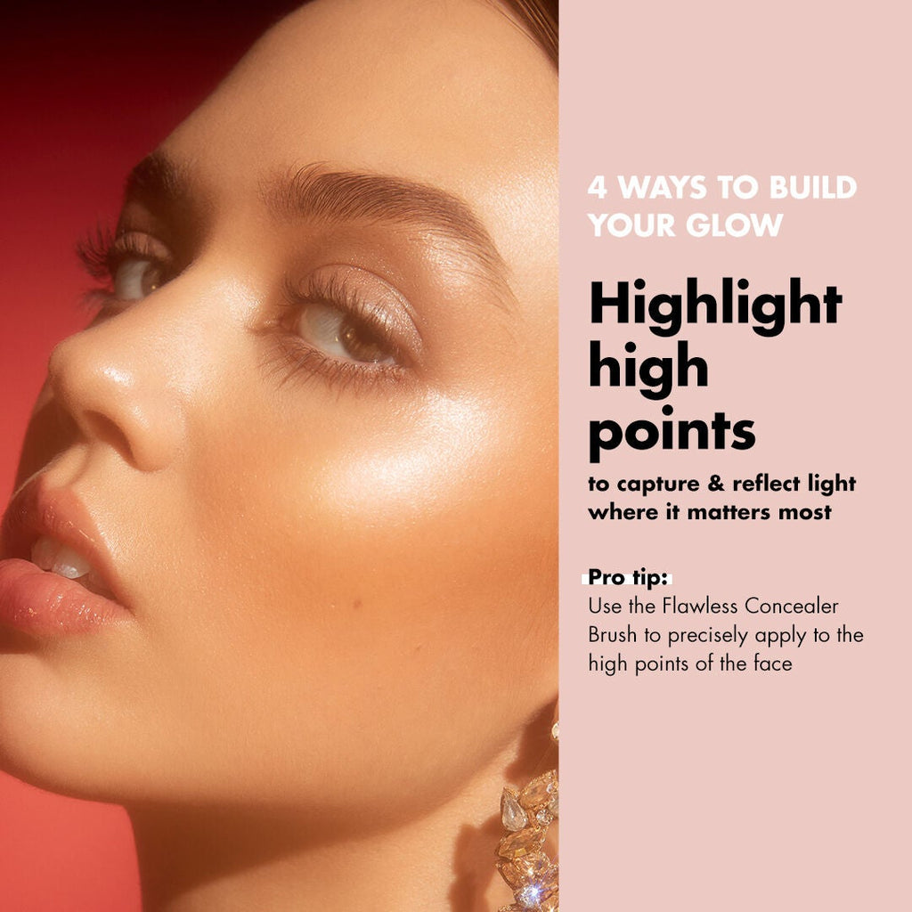 Use Halo Glow Liquid Filter to Highlight High Points on our Face