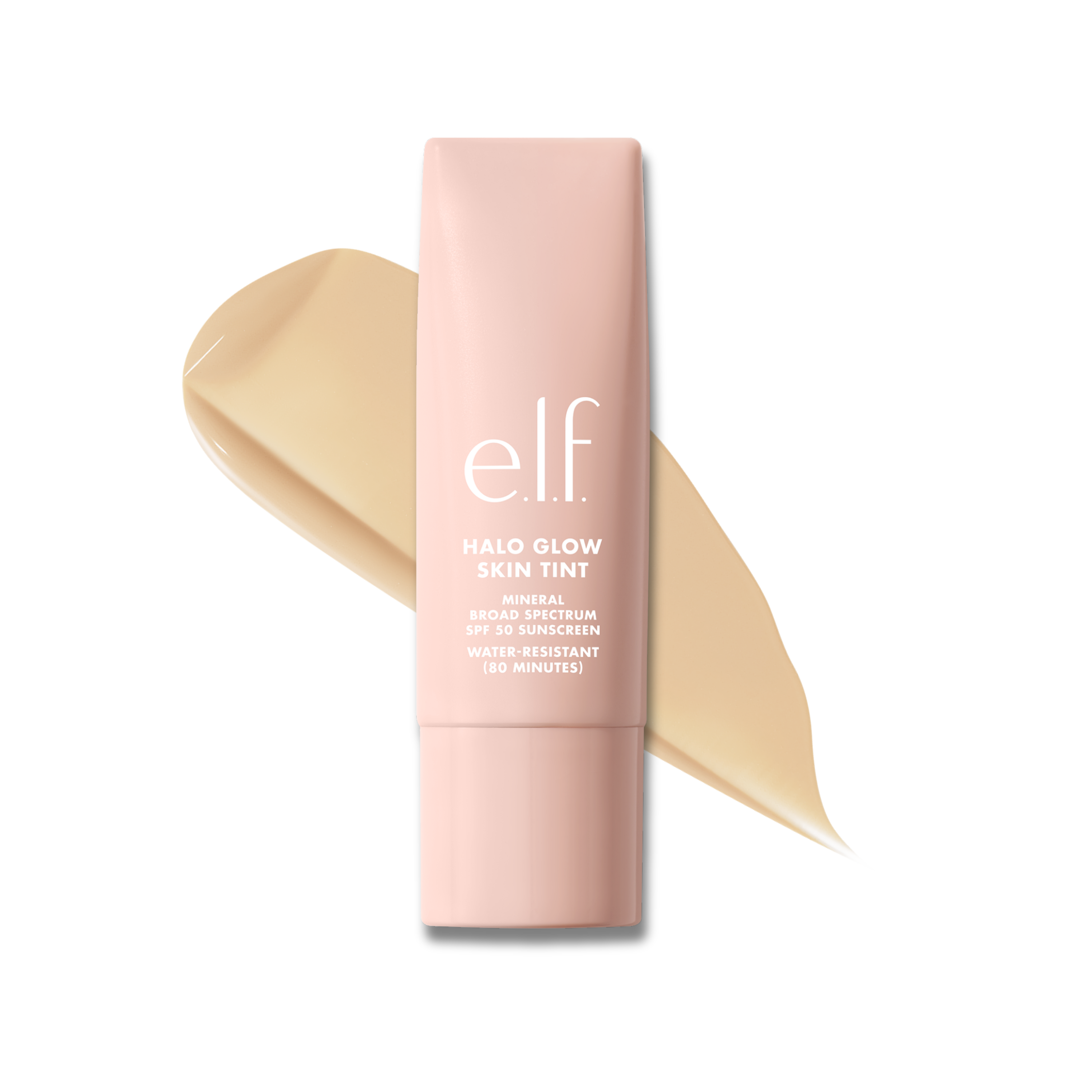 e.l.f. Halo Glow Skin Tint SPF 50 + 4 Light Neutral, Water Resistant