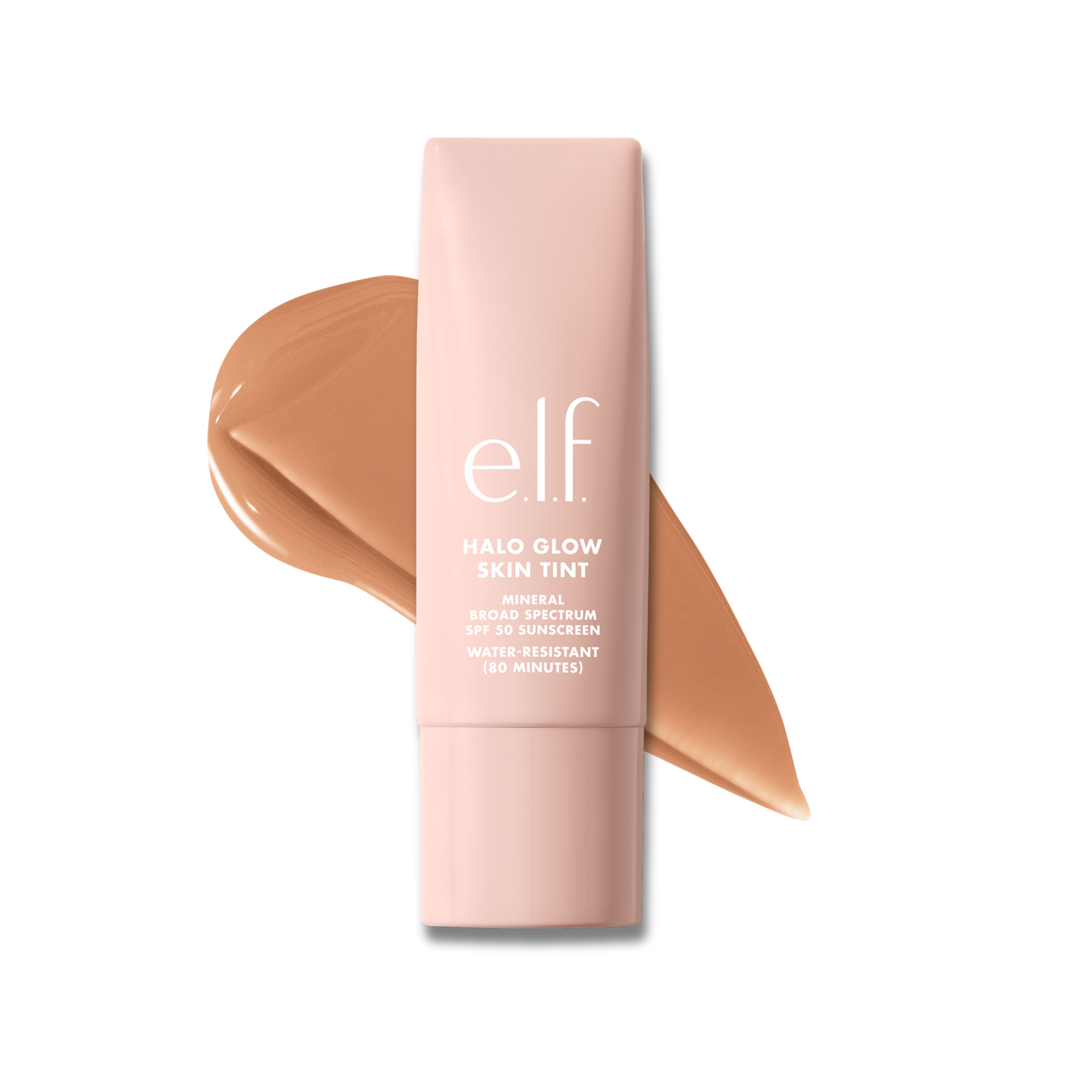 e.l.f. Halo Glow Skin Tint SPF 50 + 9 Medium Cool, Water Resistant