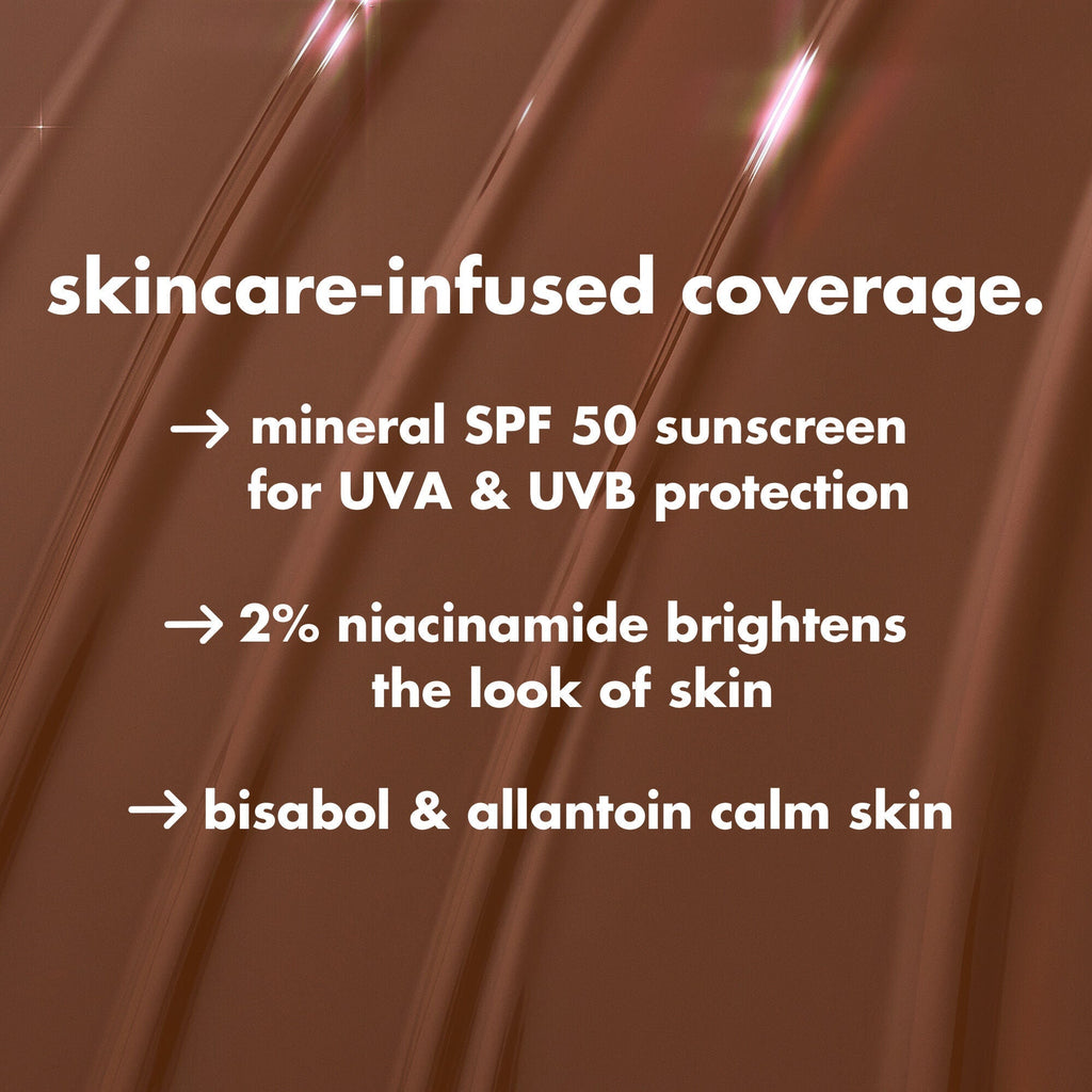 Halo Glow Skin Tint SPF 50 Ingredients: 2% Niacinamide, Mineral SPF 50, Bisabol & Allantioin