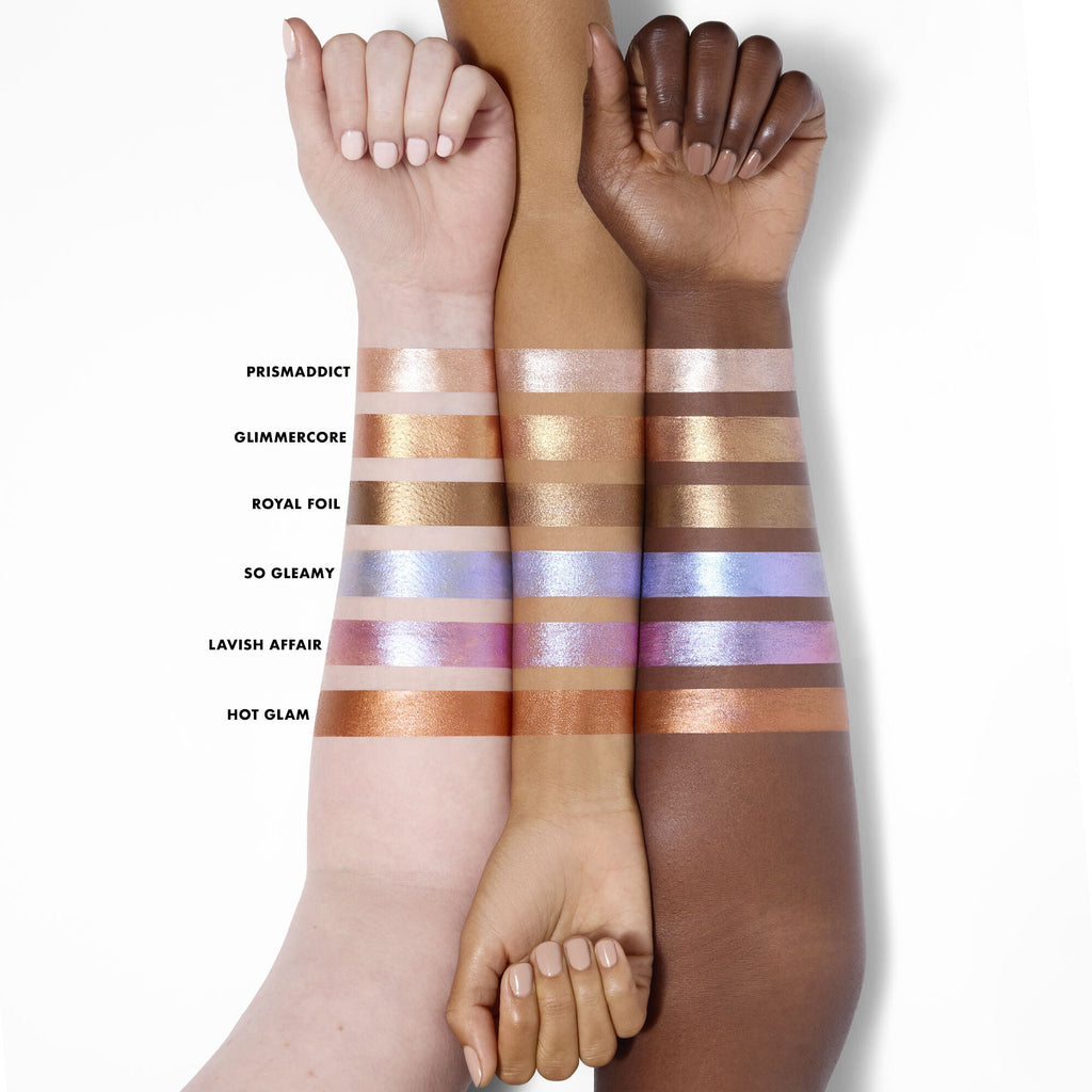 Glitzshow Metallic Eyeshadow Stick Arm Swatches